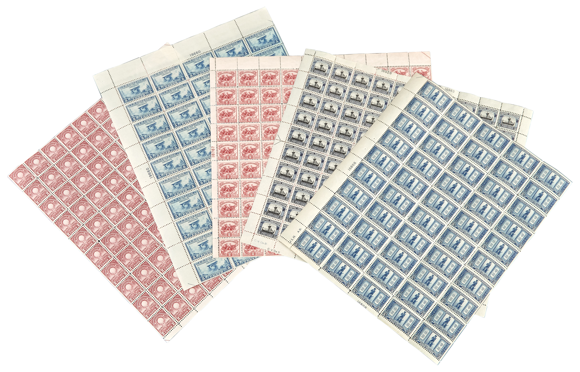 Lot image - United States Mint Sheet Offering