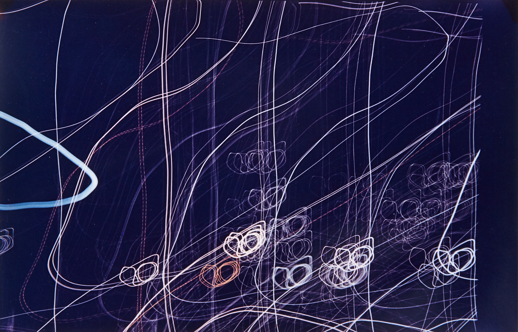 Lot image - CALLAHAN, HARRY (1912-1999)  [Camera Movement in Neon Lights and Night, Chicago],