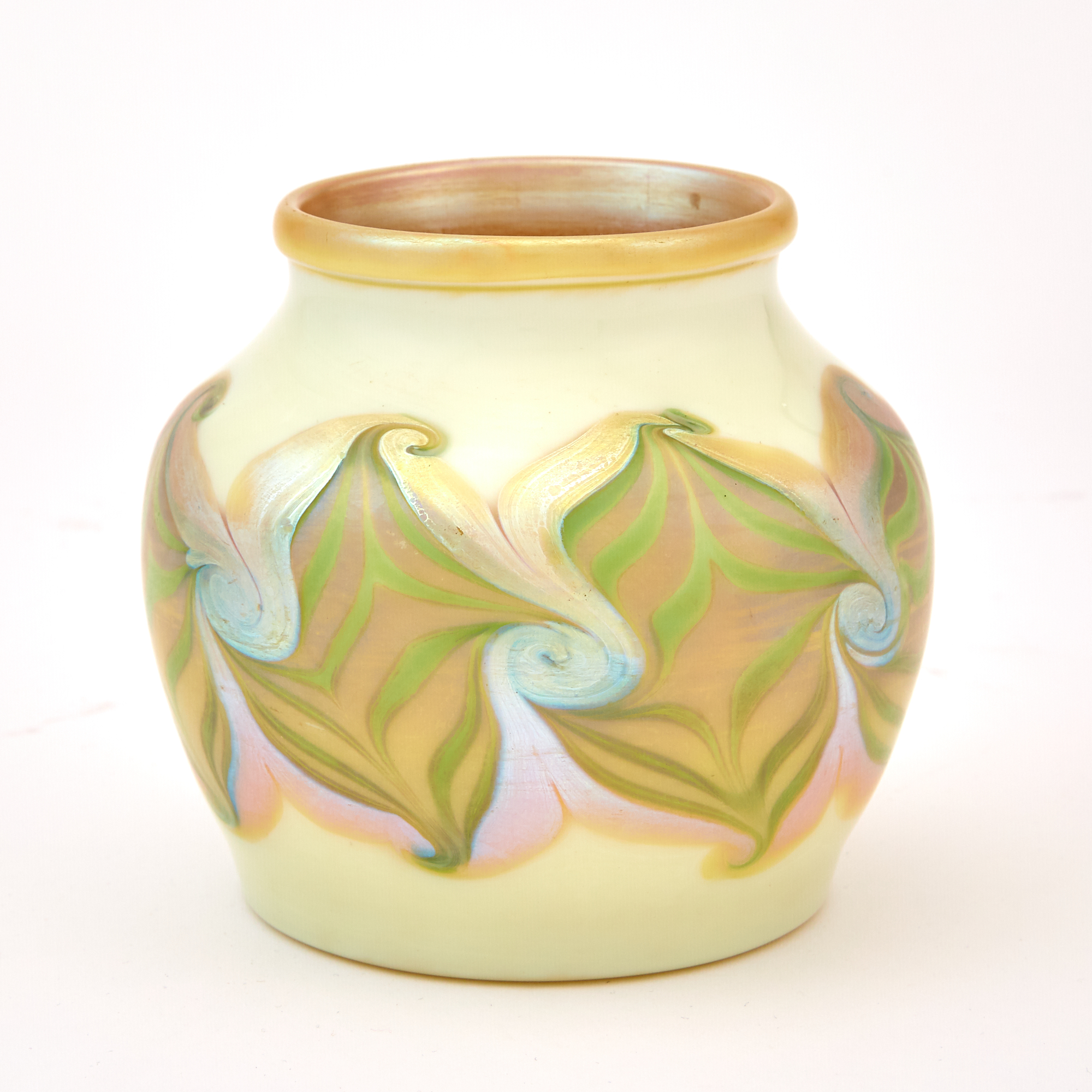 Lot image - American Art Glass Vase