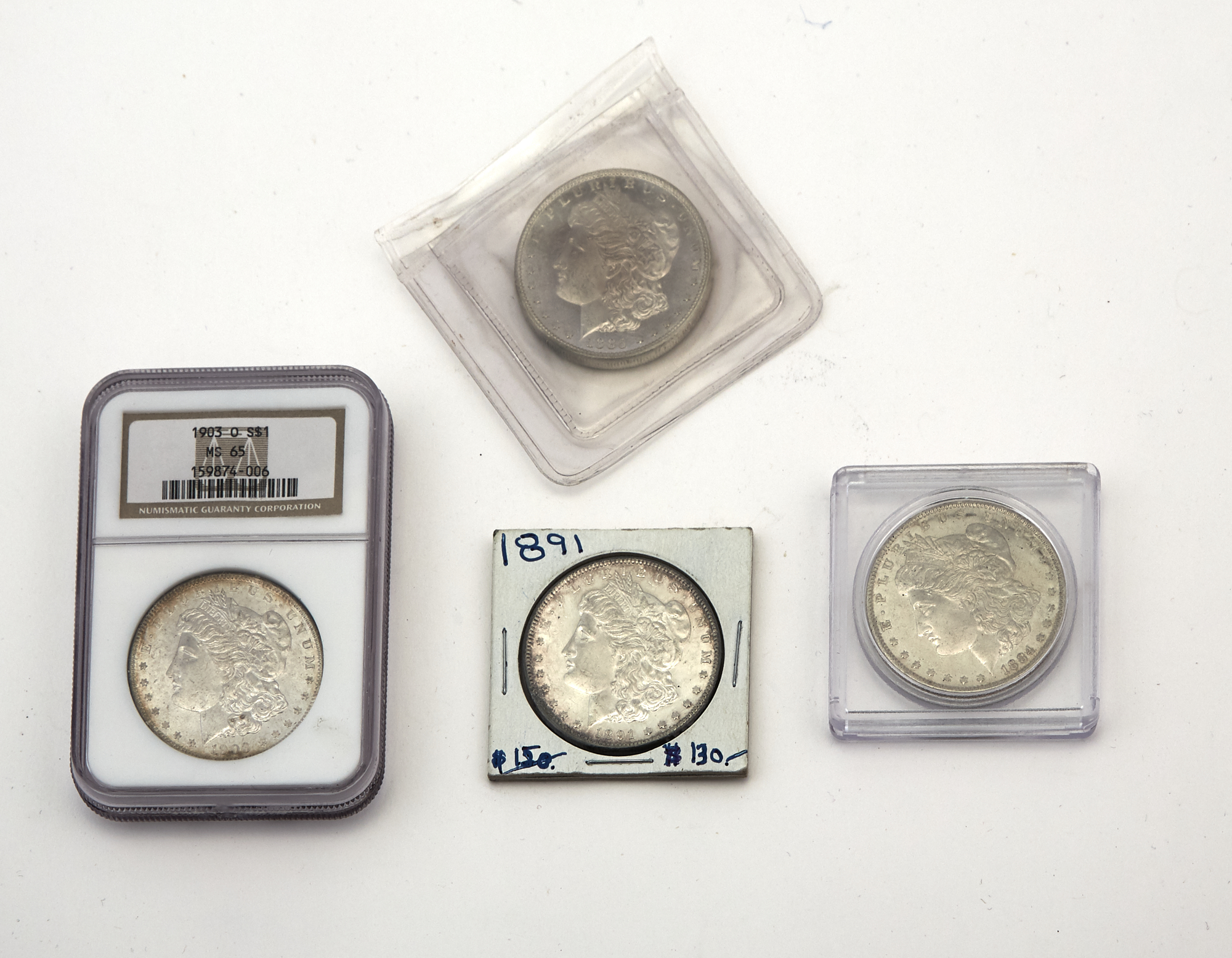 Lot image - United States Silver Dollar Group