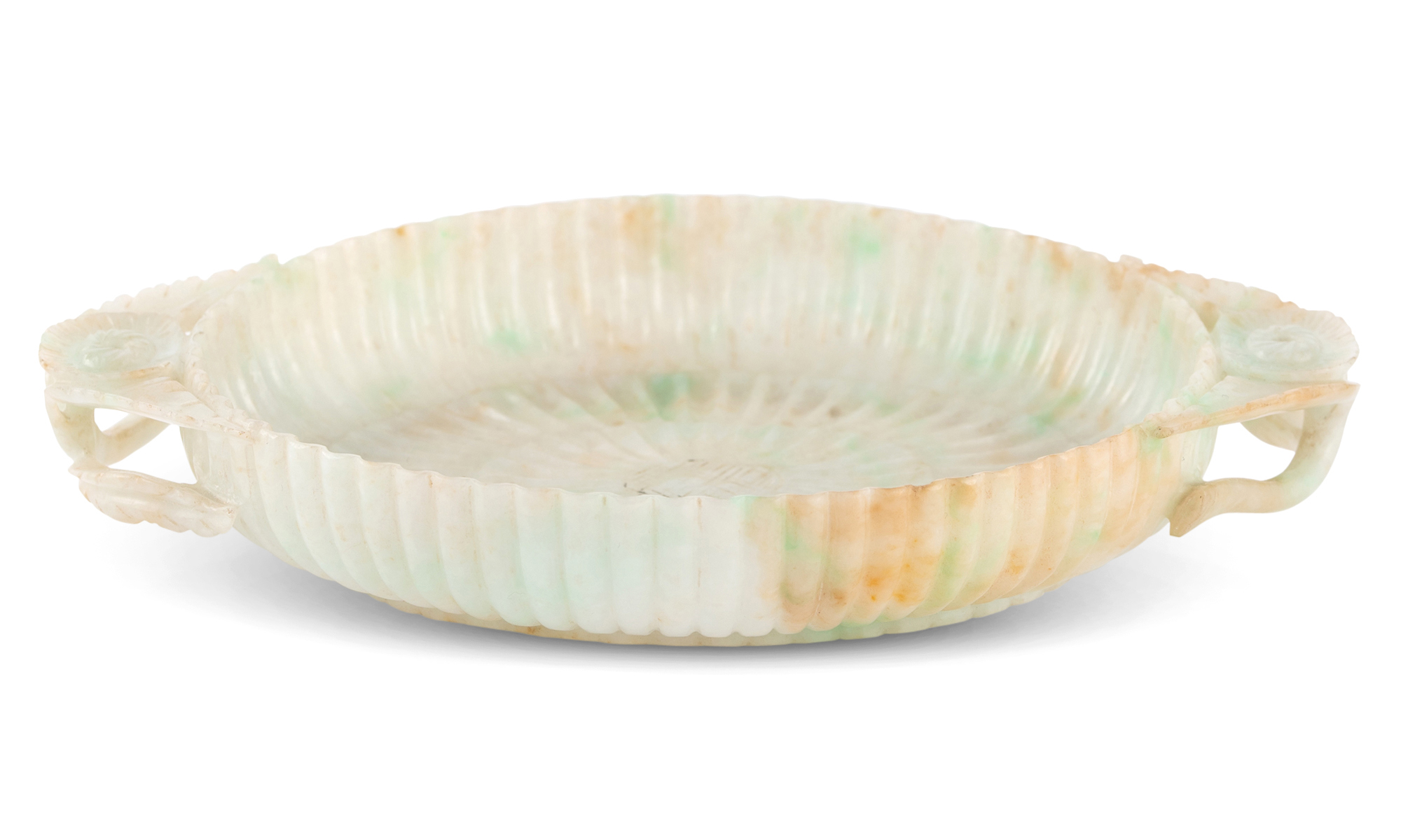 Lot image - A Chinese Mughal-Style Jadeite Dish