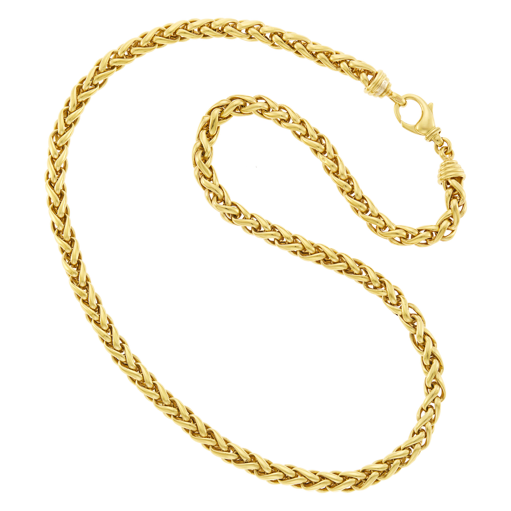 Lot image - Long Gold Chain Necklace