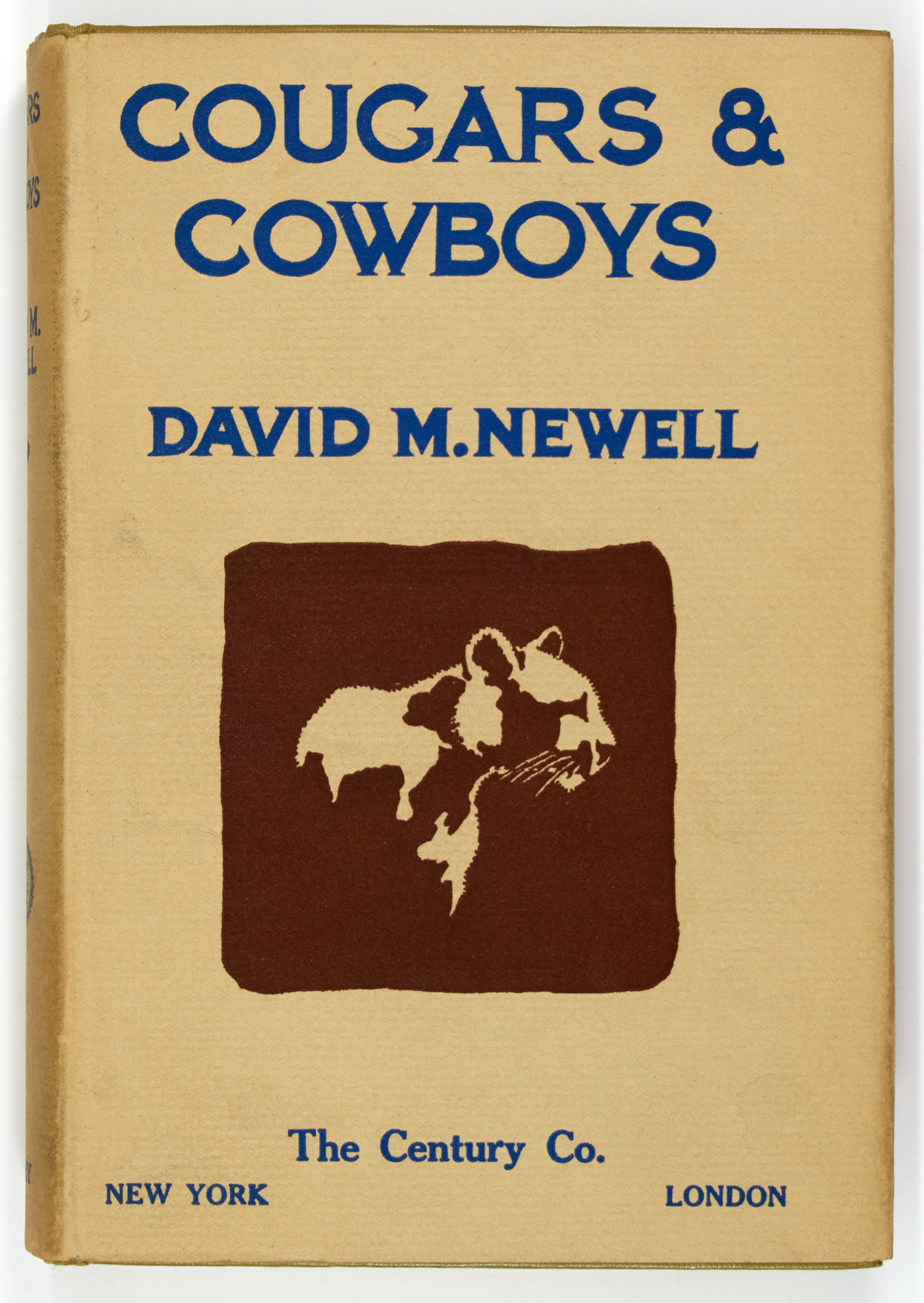 Lot image - [AMERICA-HUNTING]  NEWELL, DAVID M. Cougars & Cowboys.