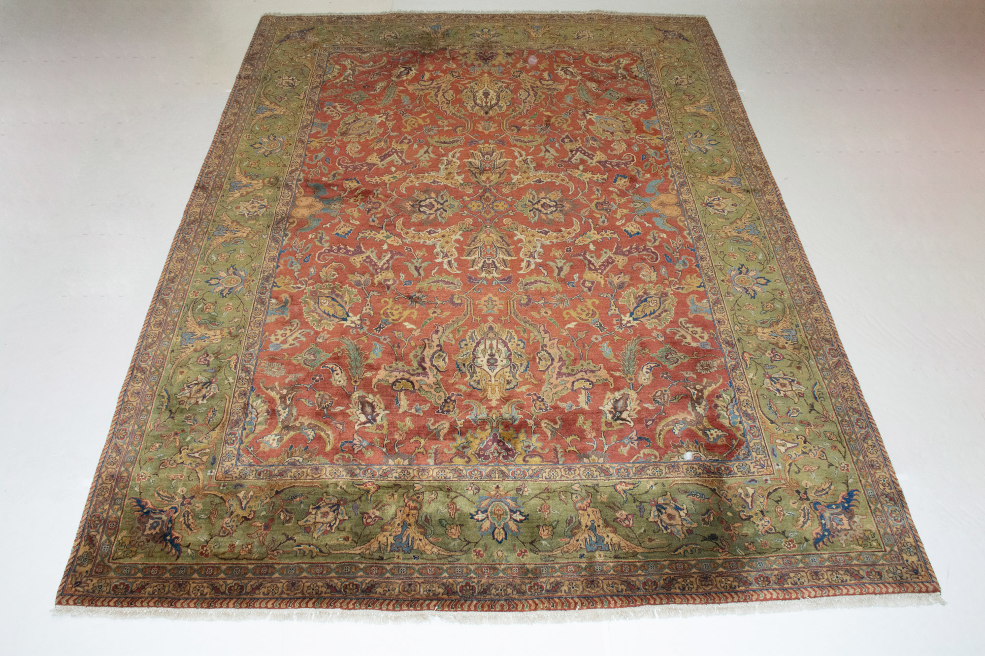 Lot image - Indo-Tabriz Carpet