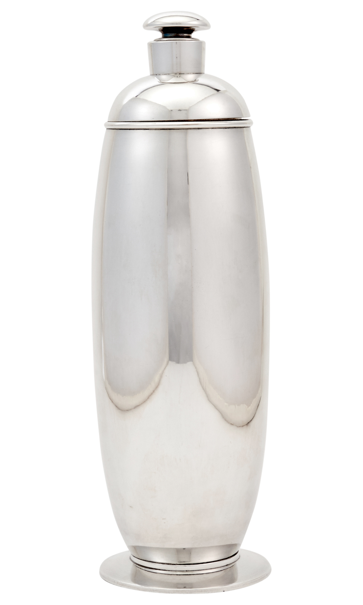 Lot image - American Silver-Plated Cocktail Shaker