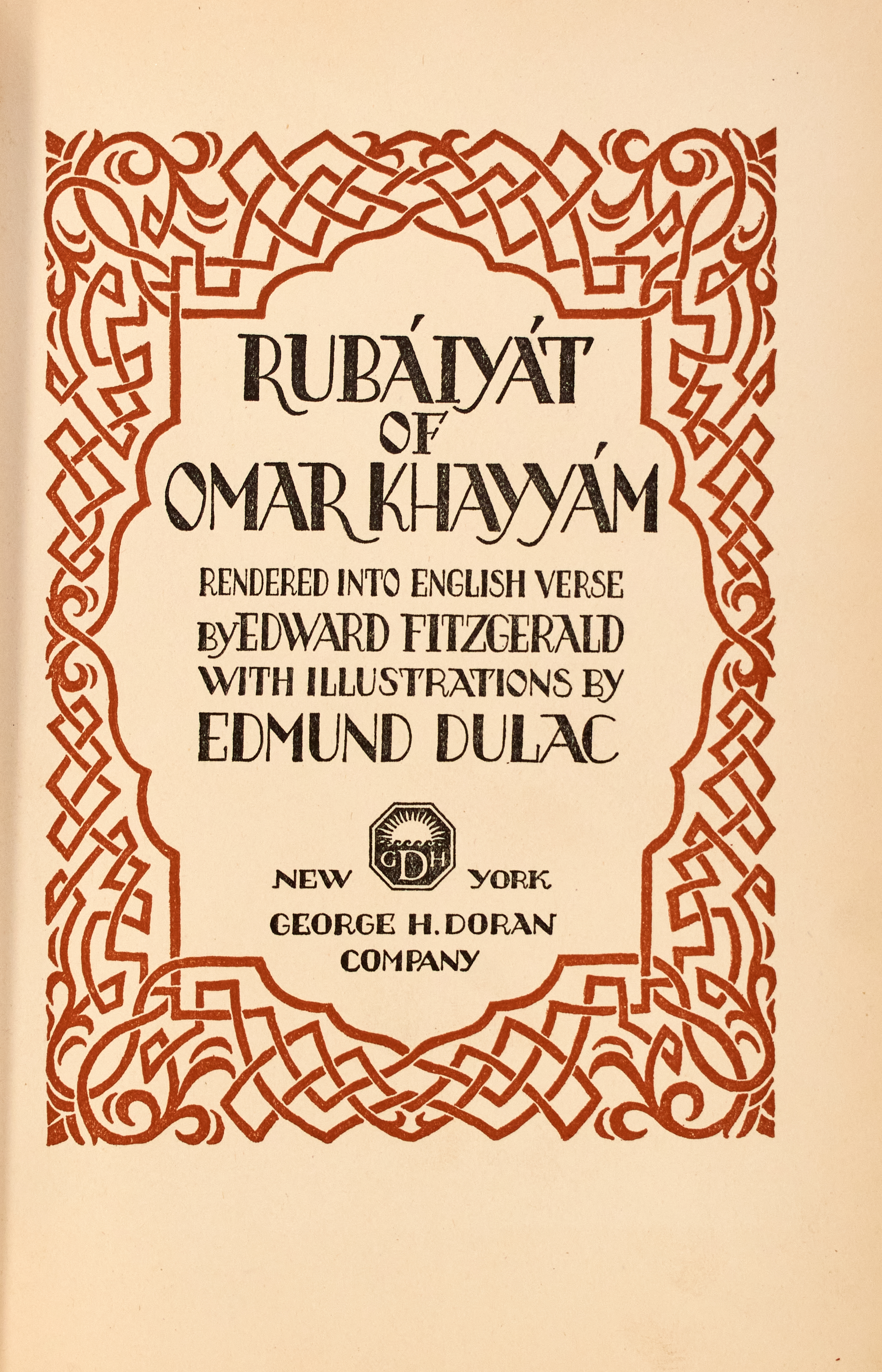 Lot image - [RUBAIYAT]  Group of approximately nineteen editions of the Rubaiyat of Omar Khayyam.