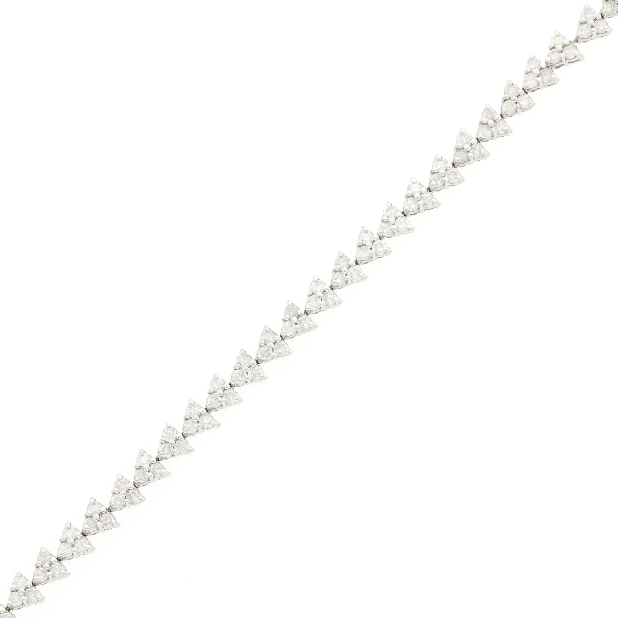 Lot image - Platinum and Diamond Bracelet