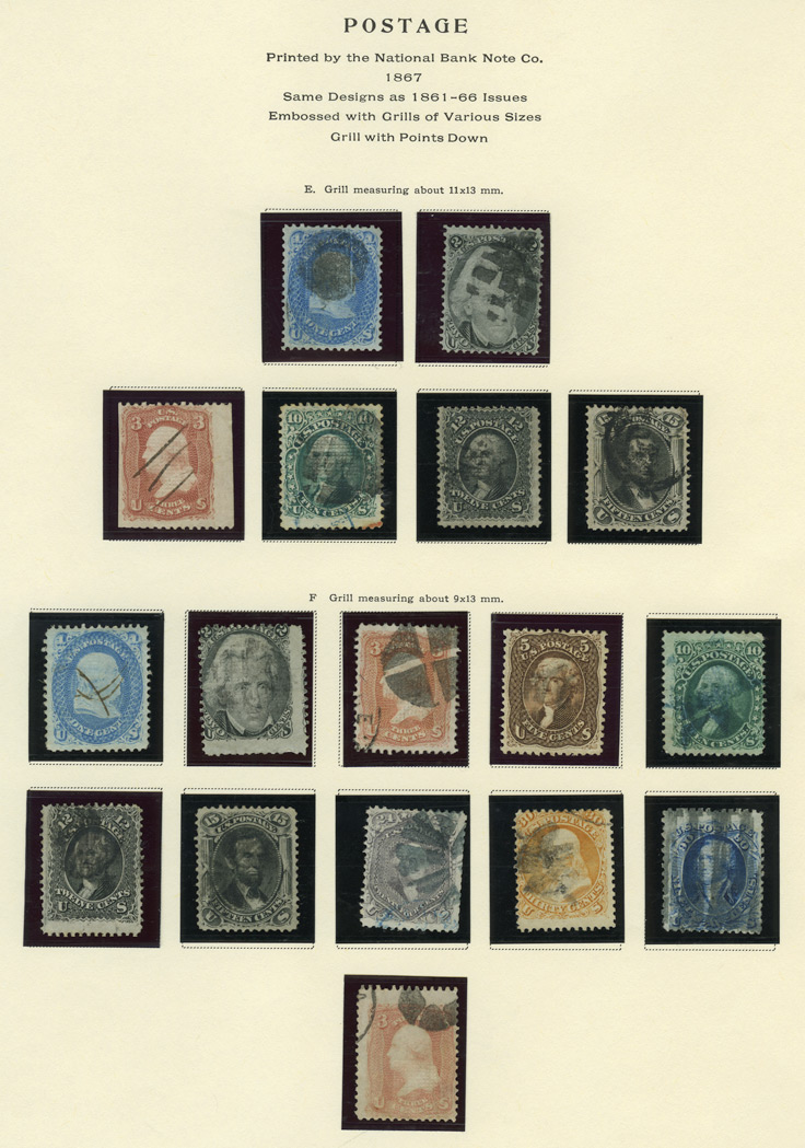 Lot image - United States E and F Grills, Scott 86 to 101