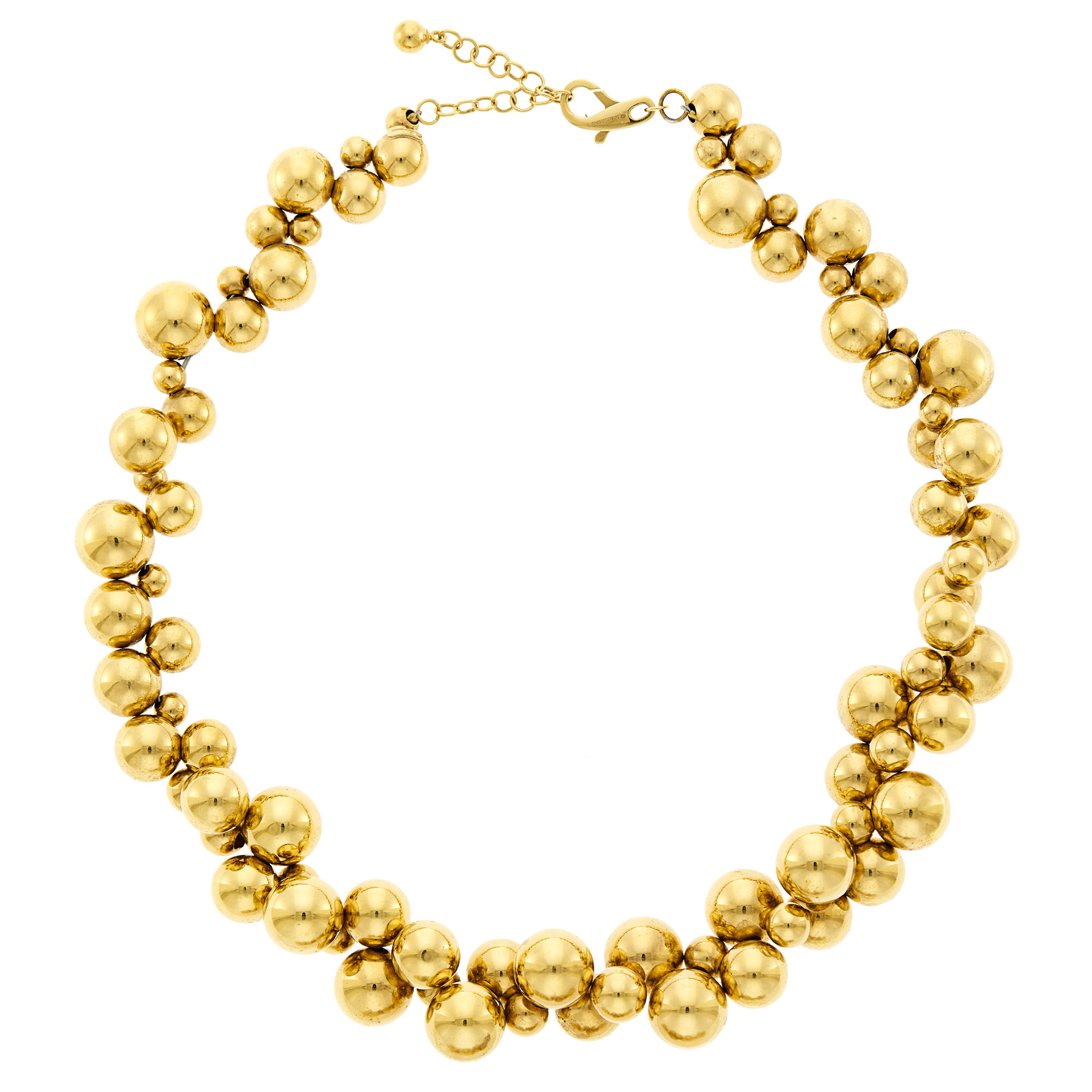 Lot image - Marina B Gold Bead Atomo Necklace