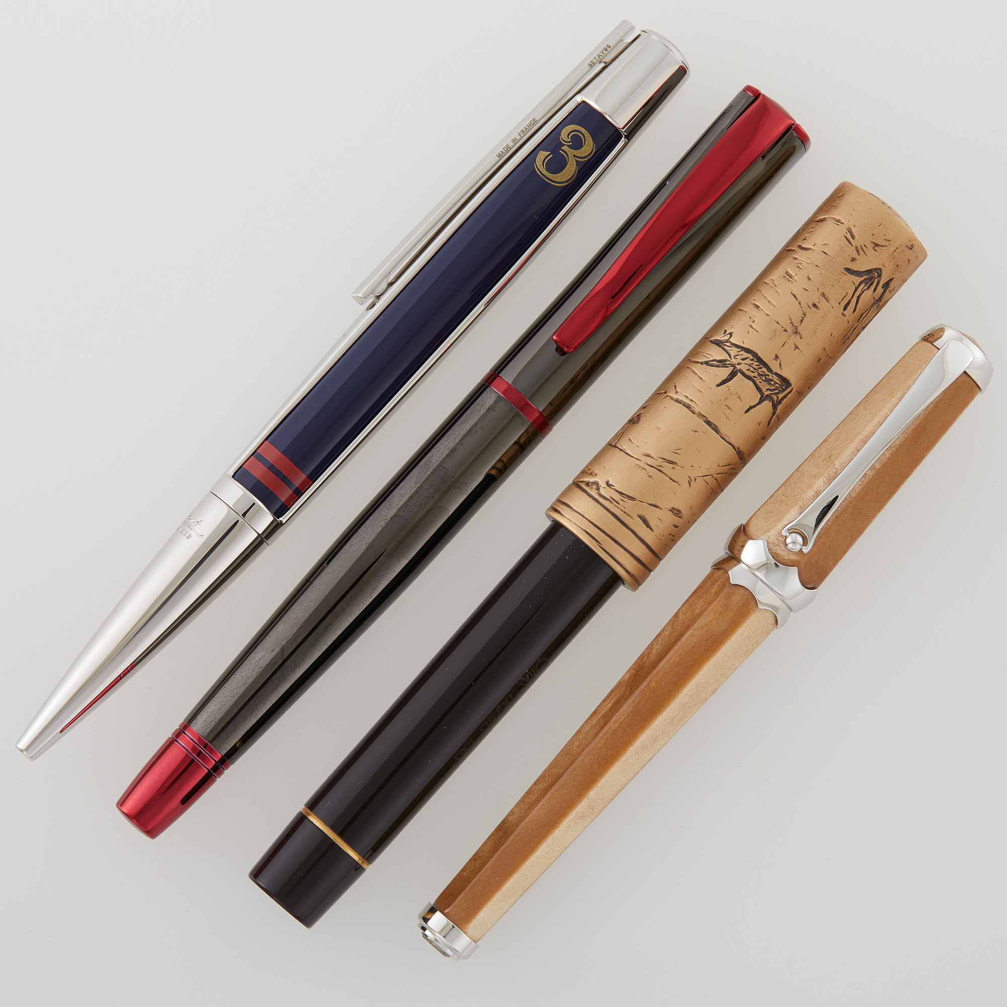 Lot image - Four Luxury Writing Instruments