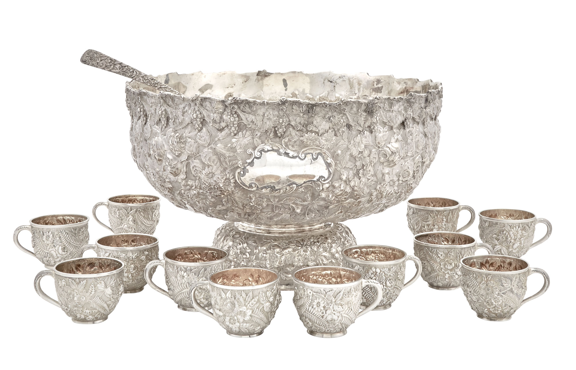 Lot image - Baltimore Sterling Silver Punch Set