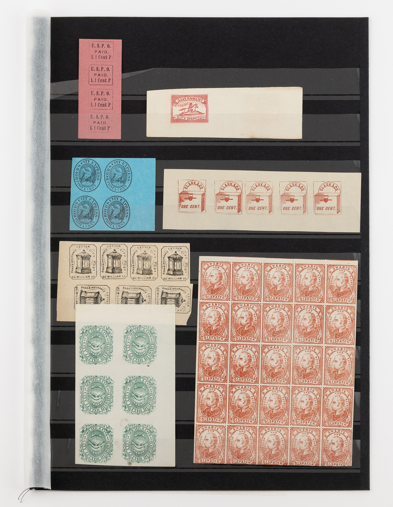 Lot image - United States Carriers and Locals Collection