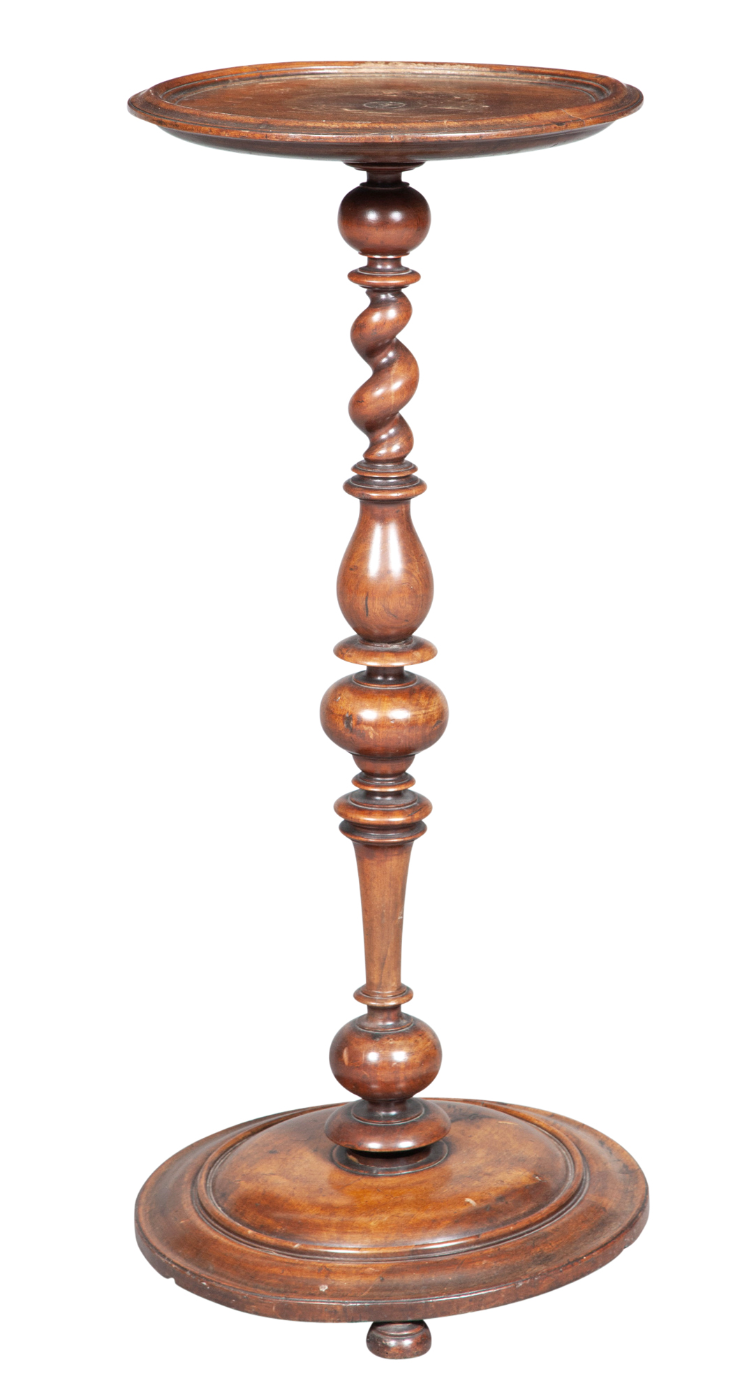 Lot image - Northern European Baroque Style Walnut Pedestal