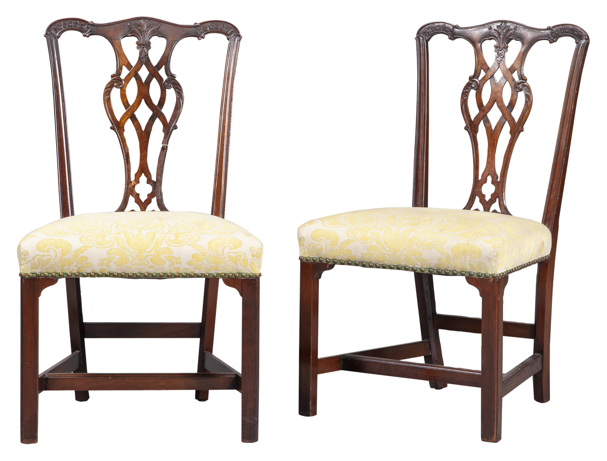 Lot image - Set of Six George III Style Mahogany Dining Chairs