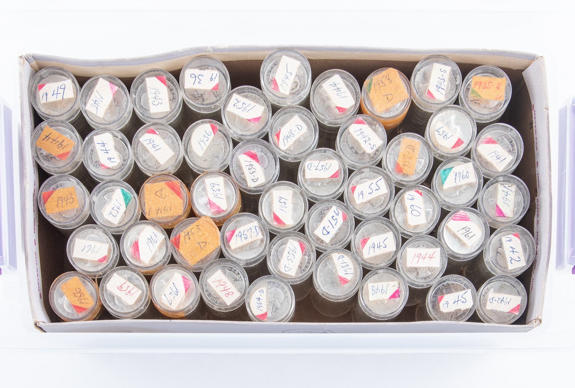 Lot image - United States Silver Quarter Coin Group