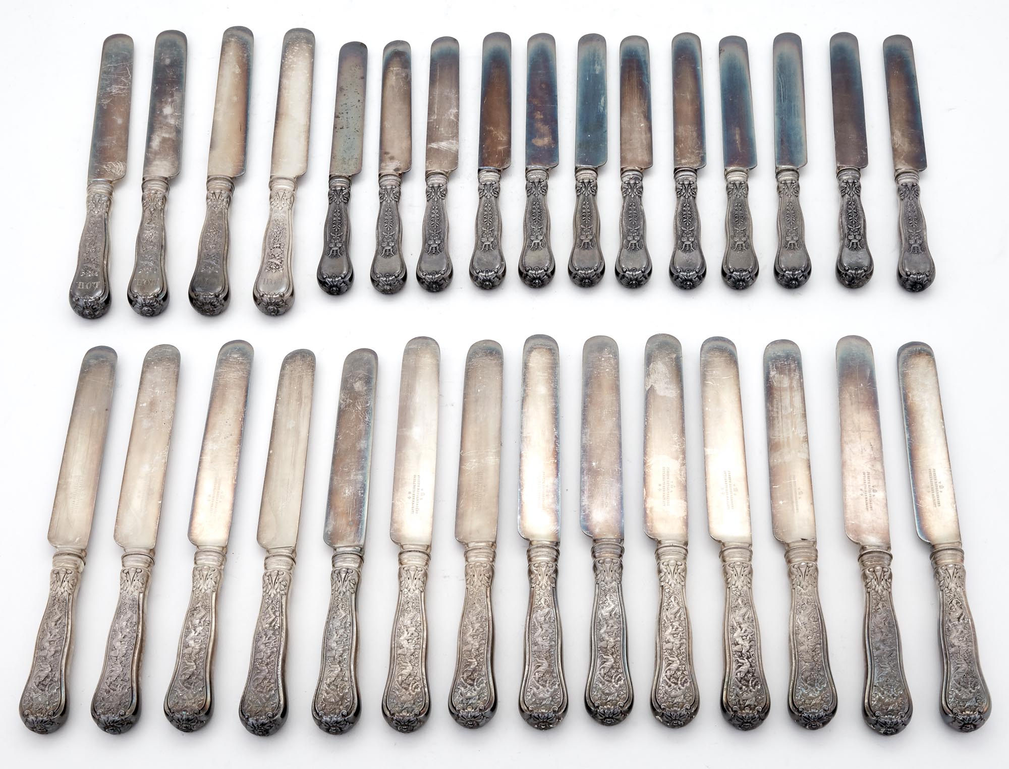 Lot image - Set of Tiffany & Co. Sterling Silver Olympian