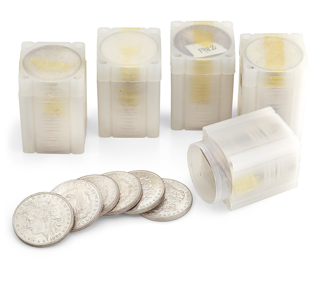 Lot image - United States 1882-O Morgan Dollars