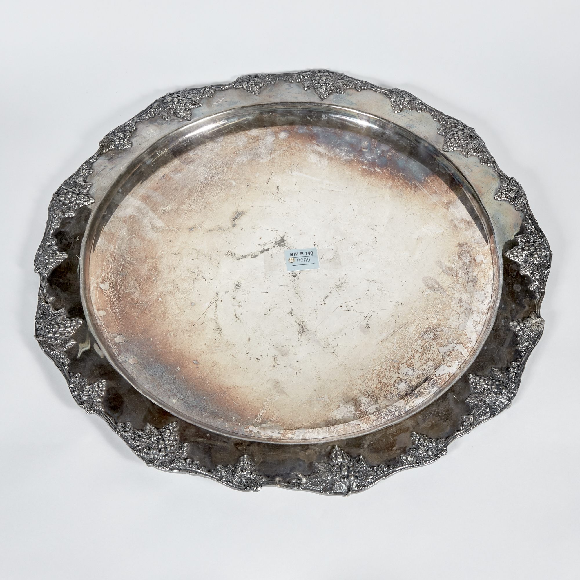 Lot image - Silver Tray, 68 ozs.