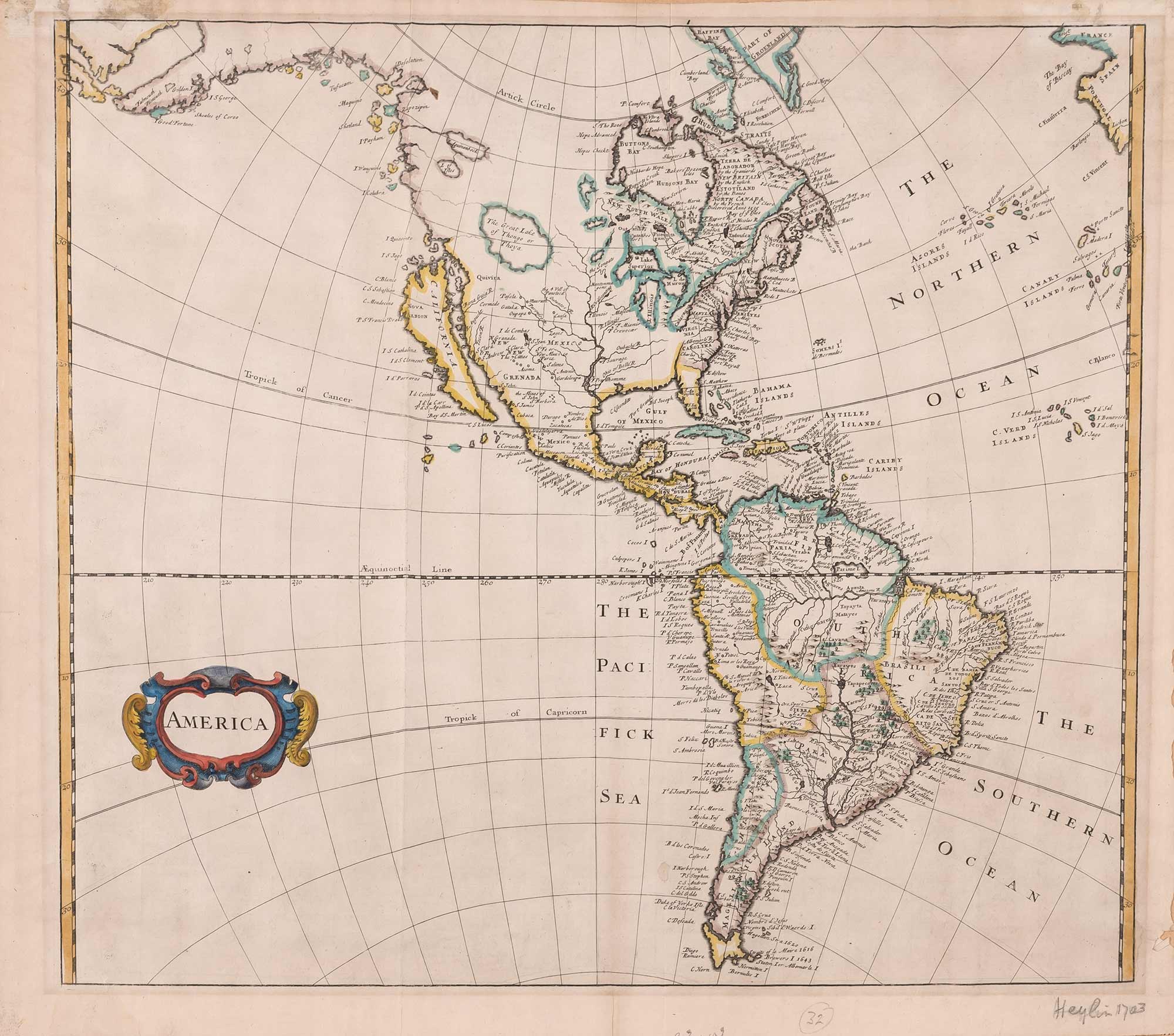 Lot image - [AMERICAS]  [HEYLYN, PETER]. America.