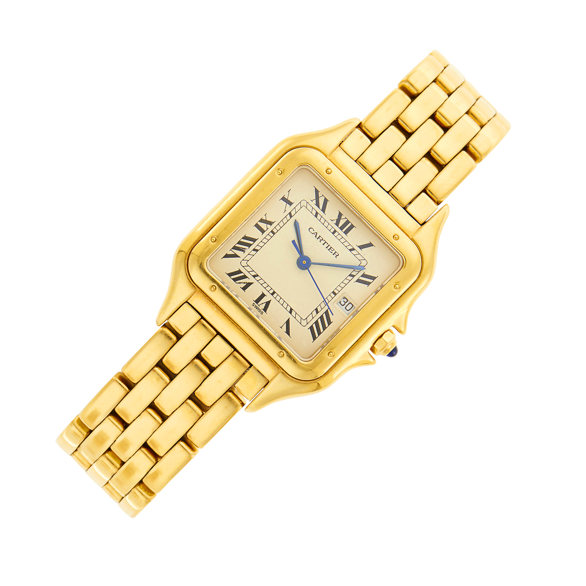 Lot image - Cartier Gold Panthère Wristwatch