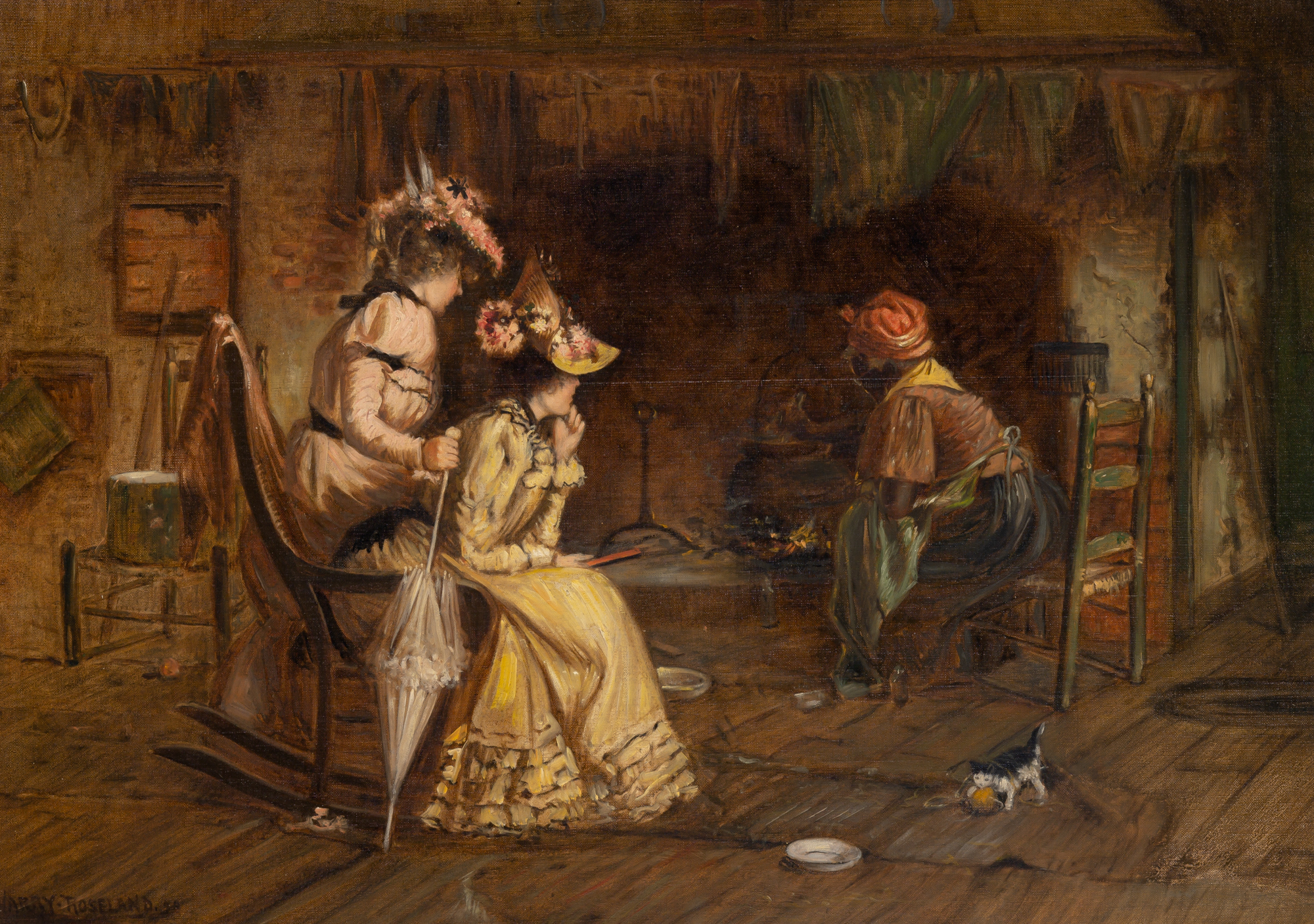 Lot image - Harry Roseland  American, 1865/68-1950  Mixing the Love Potion