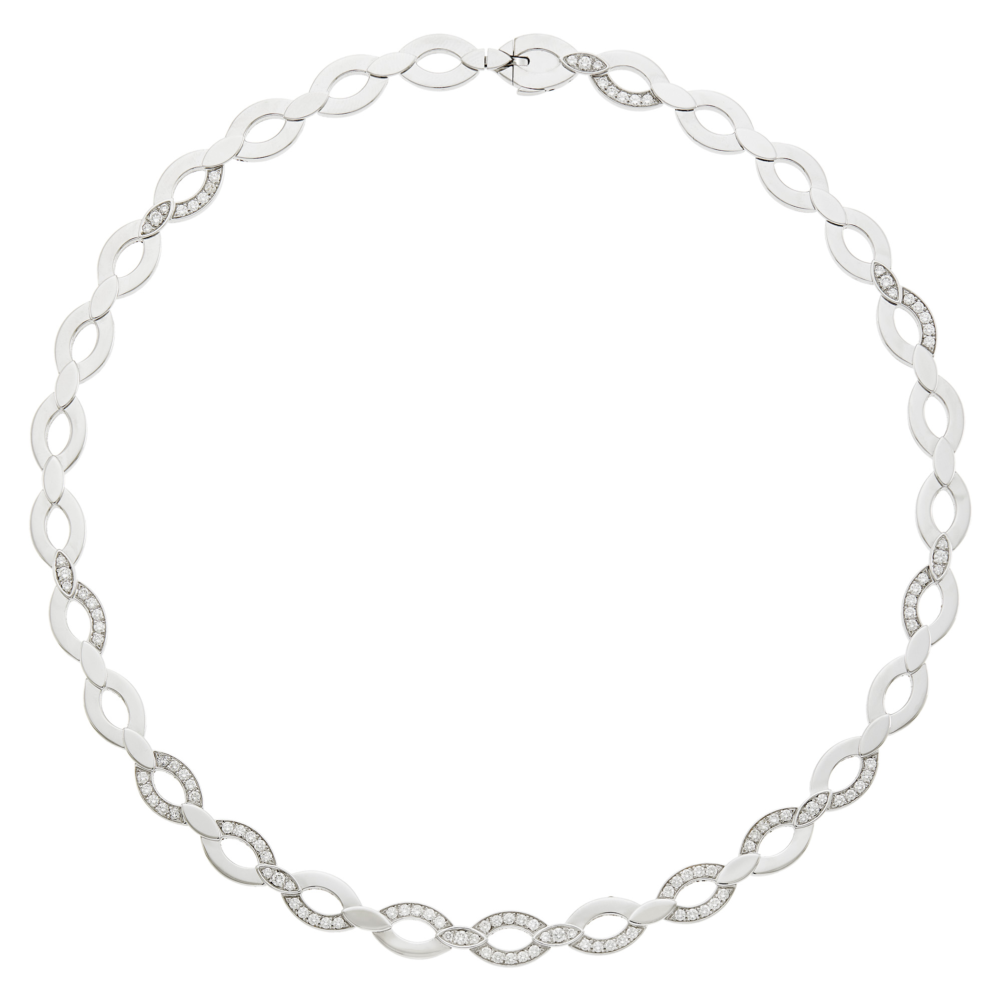 Lot image - Cartier White Gold and Diamond Diadea Necklace, France