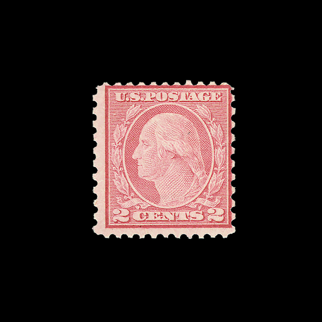 Lot image - United States 1919 Two Cents Rotary Press Perforated 10x11, Scott 539