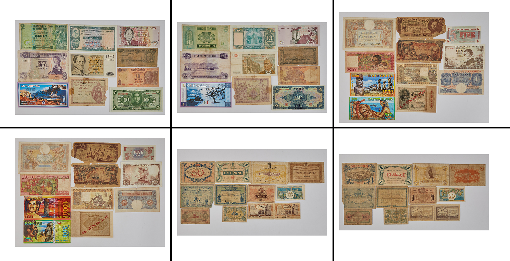 Lot image - Collection of World Wide Bank Notes