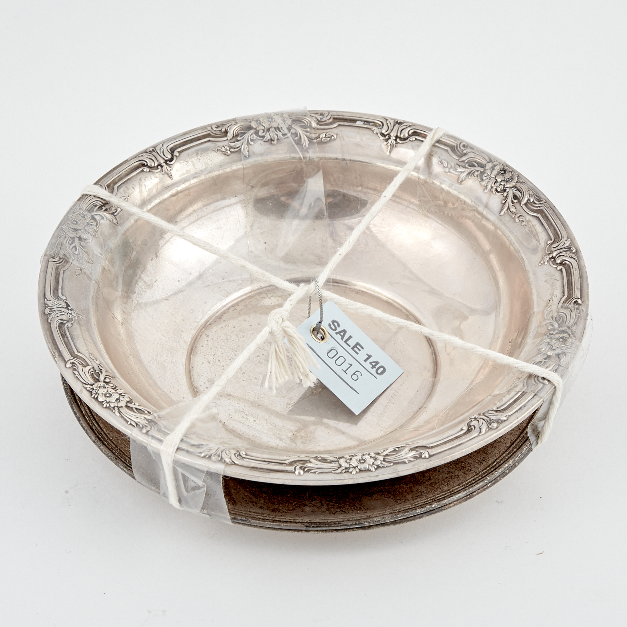 Lot image - 3 Pieces of Silver, 7 ozs., damaged