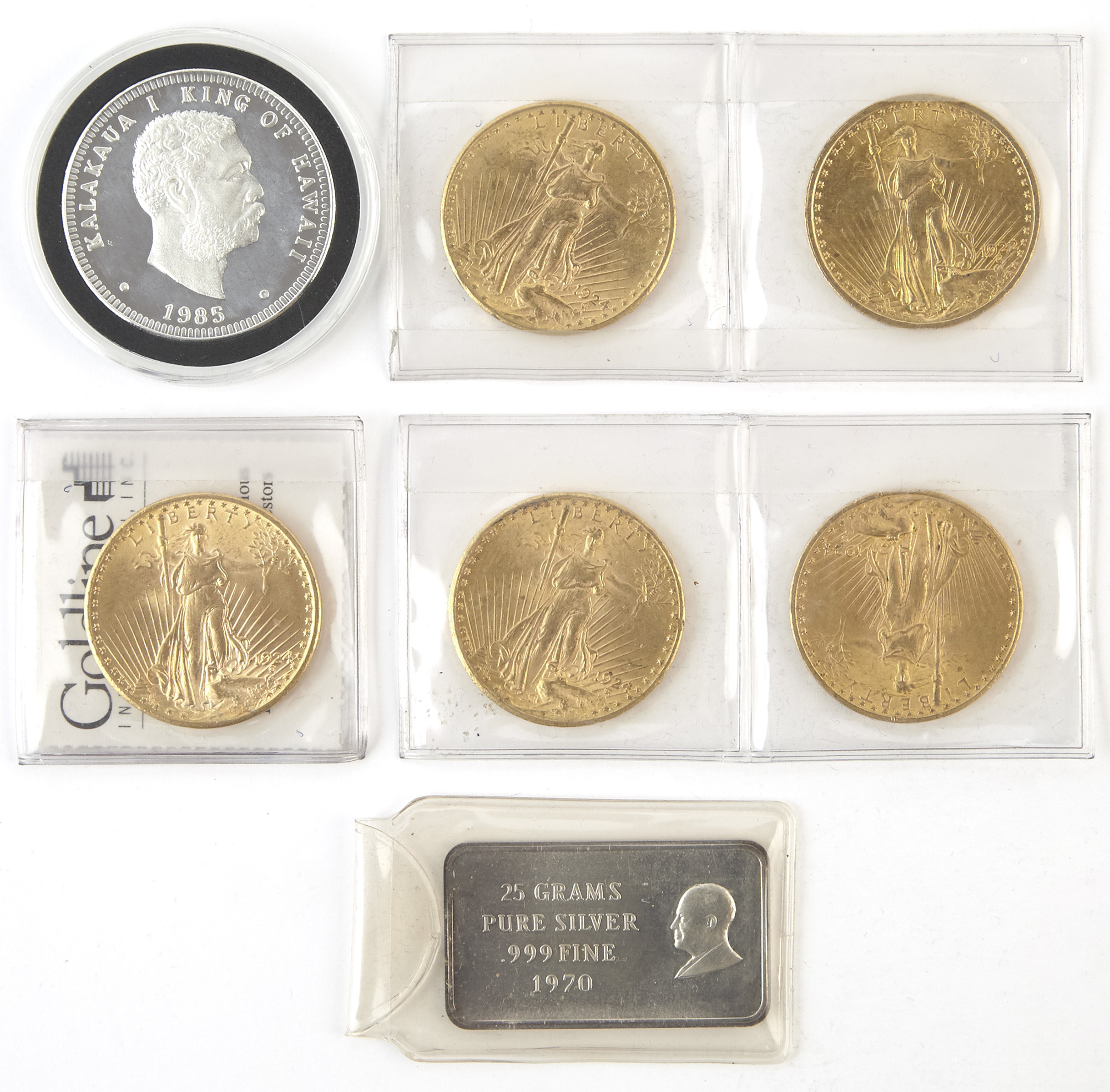 Lot image - United States Gold and Silver Coins