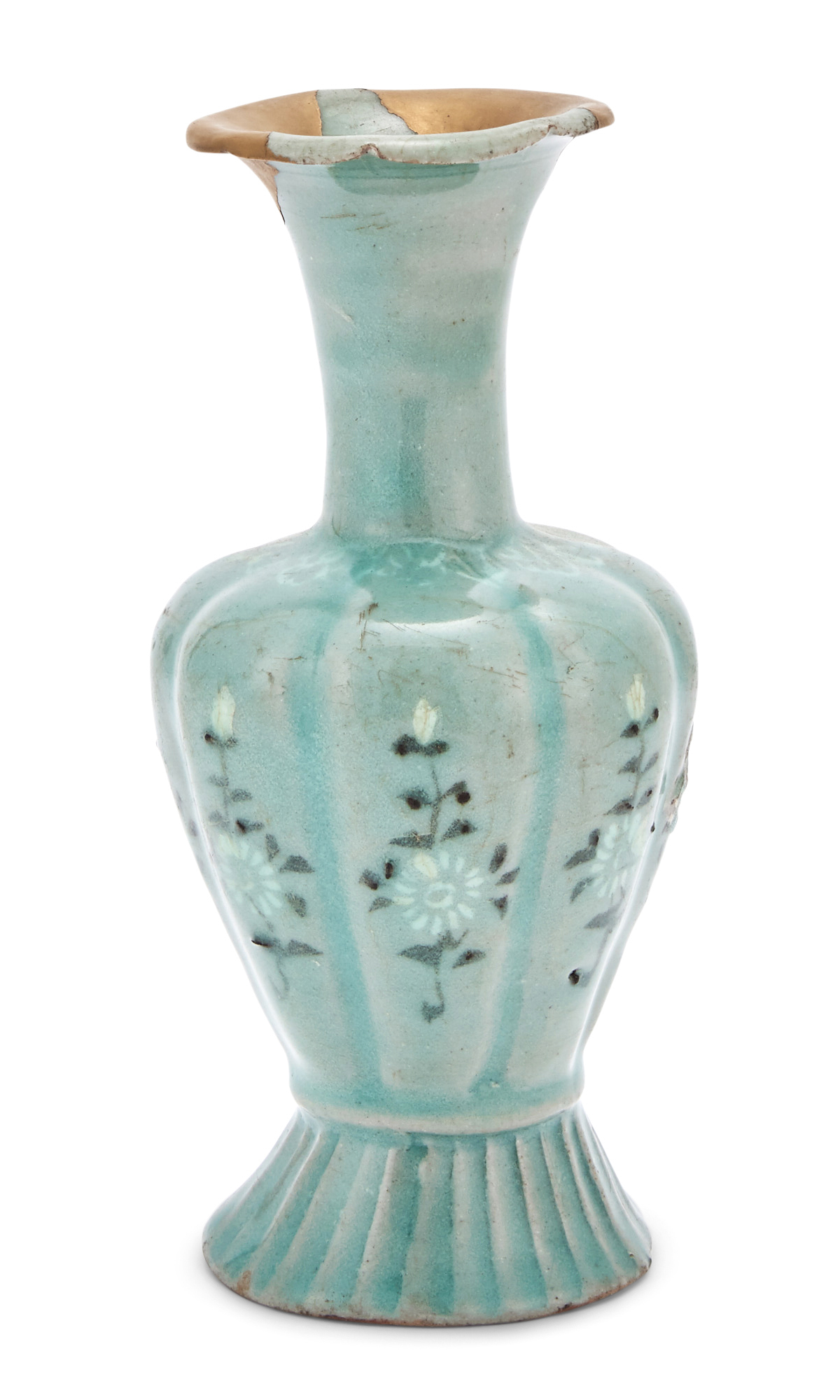 Lot image - A Korean Slip-Inlay Celadon Vase
