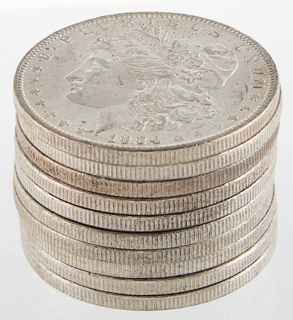Lot image - United States 1884-O Morgan Dollars