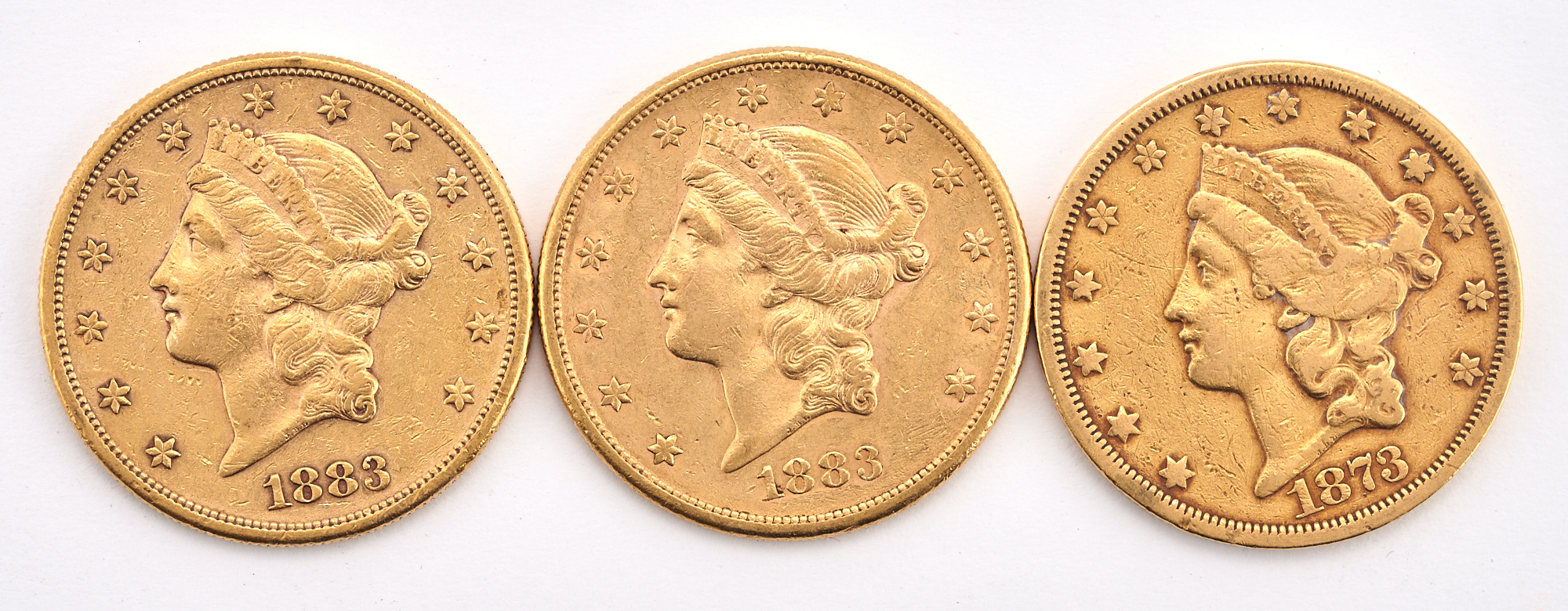 Lot image - United States $20 Liberty Head Coin Group