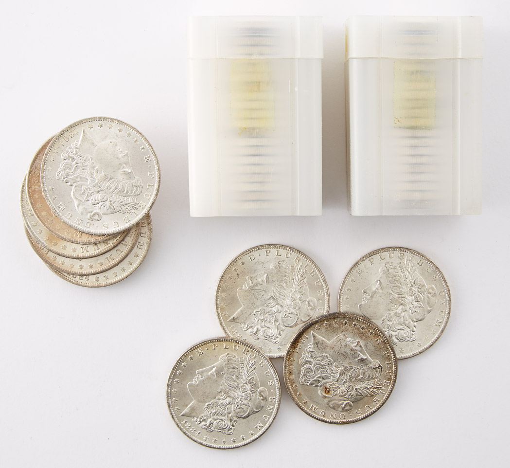 Lot image - United States 1884-O Morgan Dollars