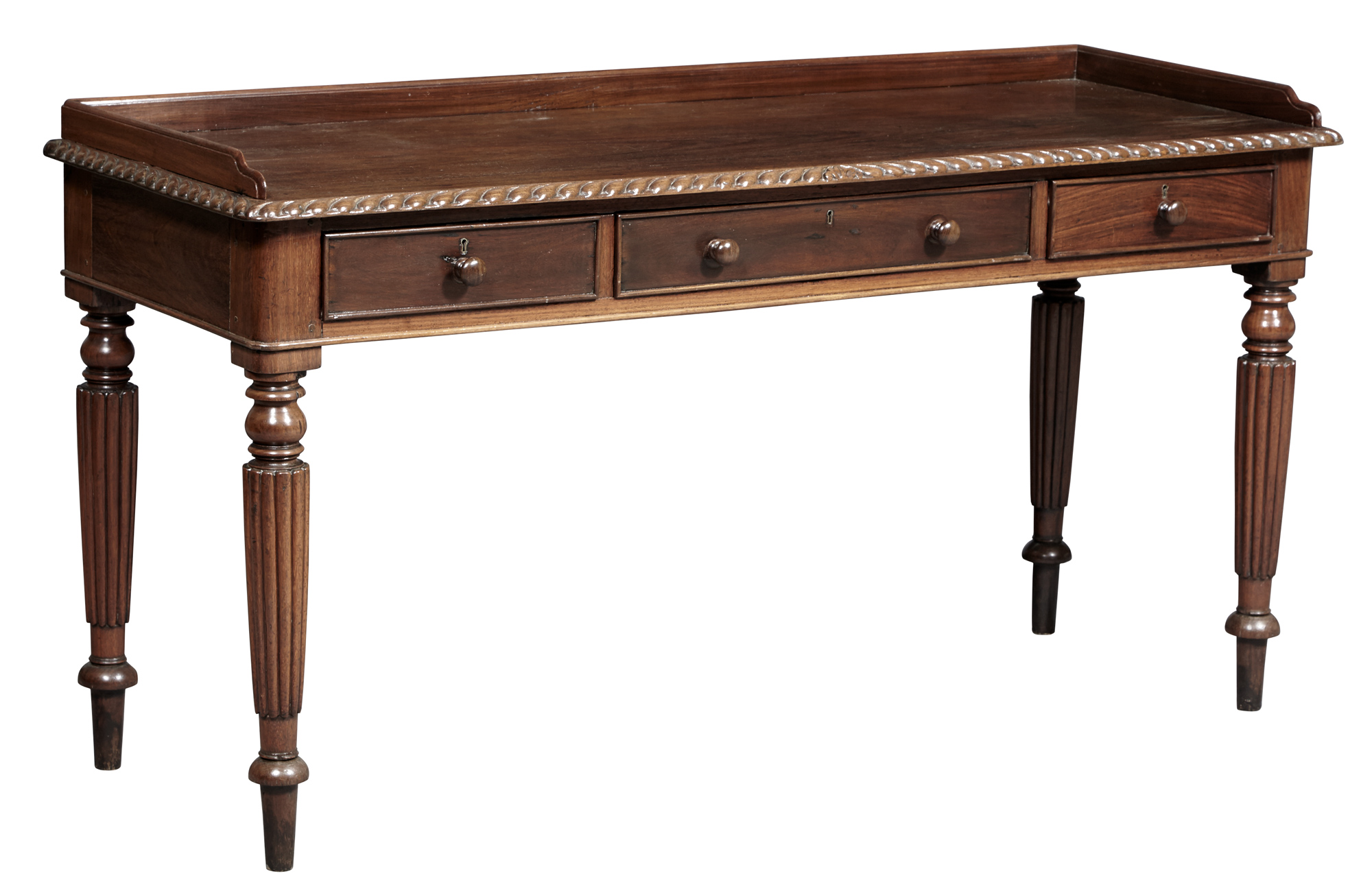 Lot image - Colonial Hardwood Writing Table