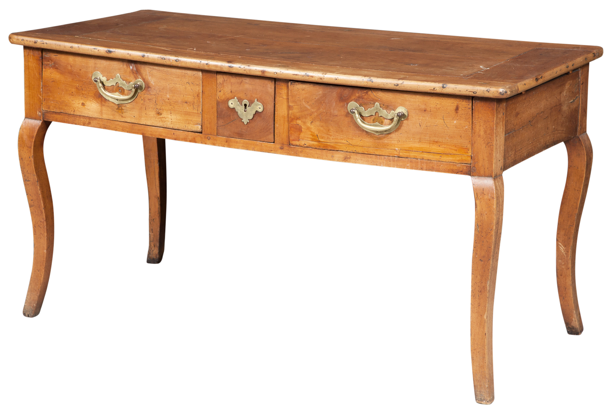 Lot image - French Provincial Fruitwood Writing Table