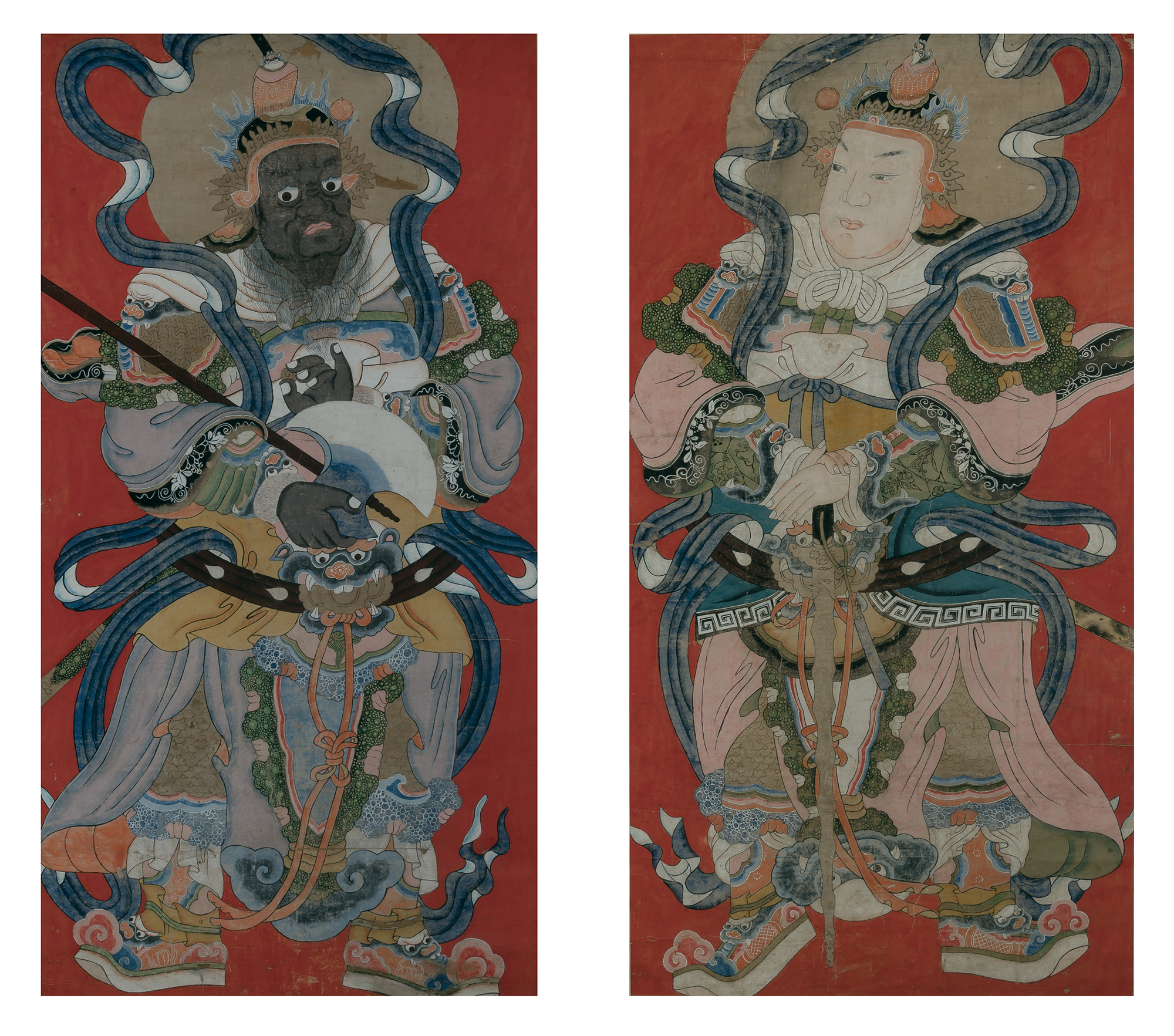 Lot image - Two Chinese School Daoist Paintings