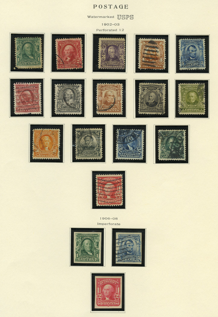 Lot image - United States 1902-1906 Bureau Issues, Scott 300-314