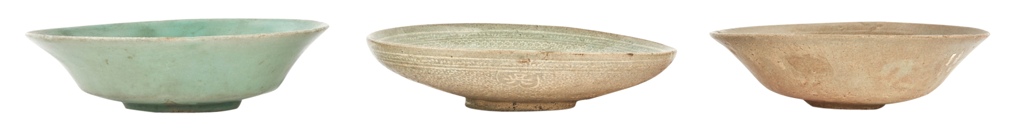 Lot image - Three Korean Celadon Dishes