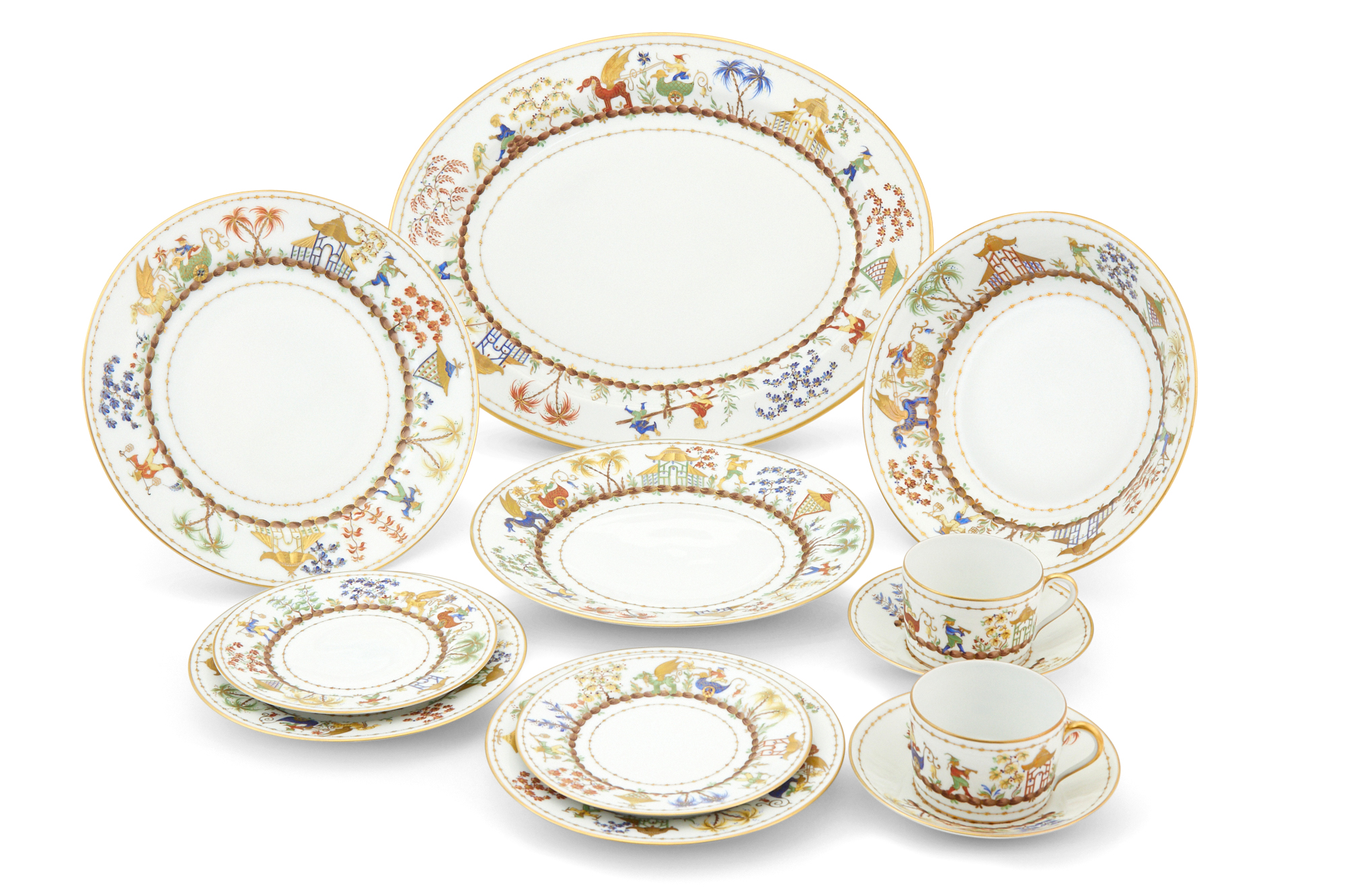 Lot image - Tiffany & Co. for Le Tallec Porcelain Cirque Chinois