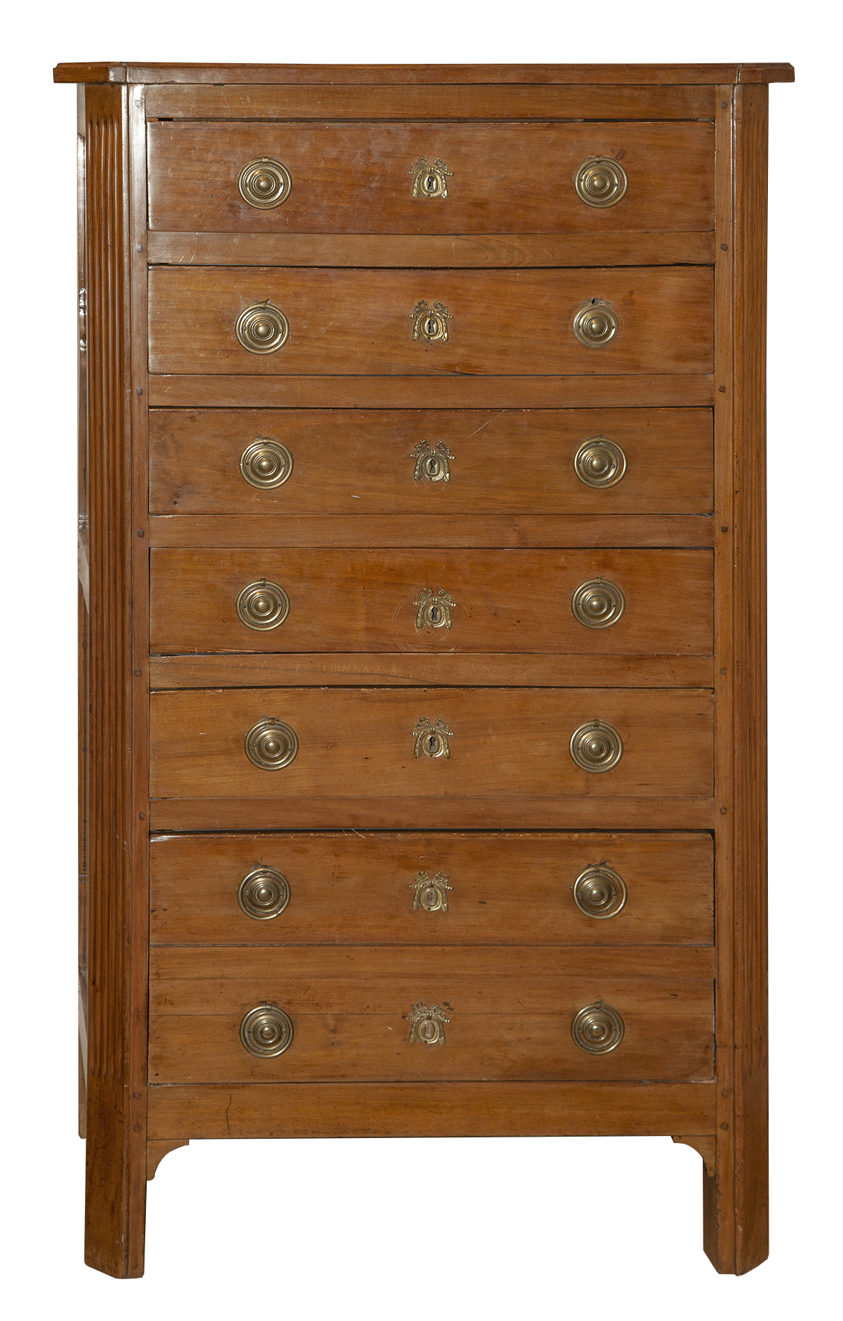 Lot image - Louis XVI Provincial Fruitwood Semainier