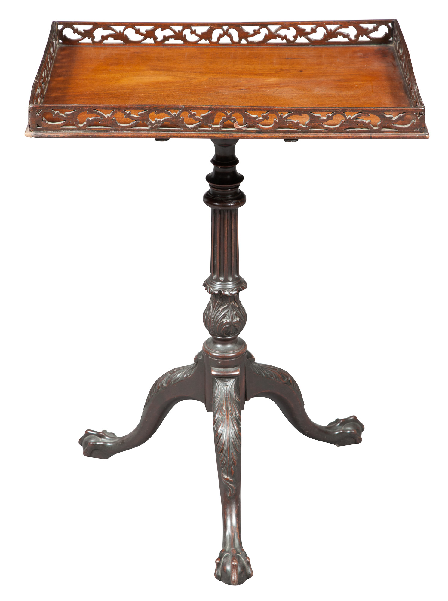 Lot image - George II Style Mahogany Tea Table