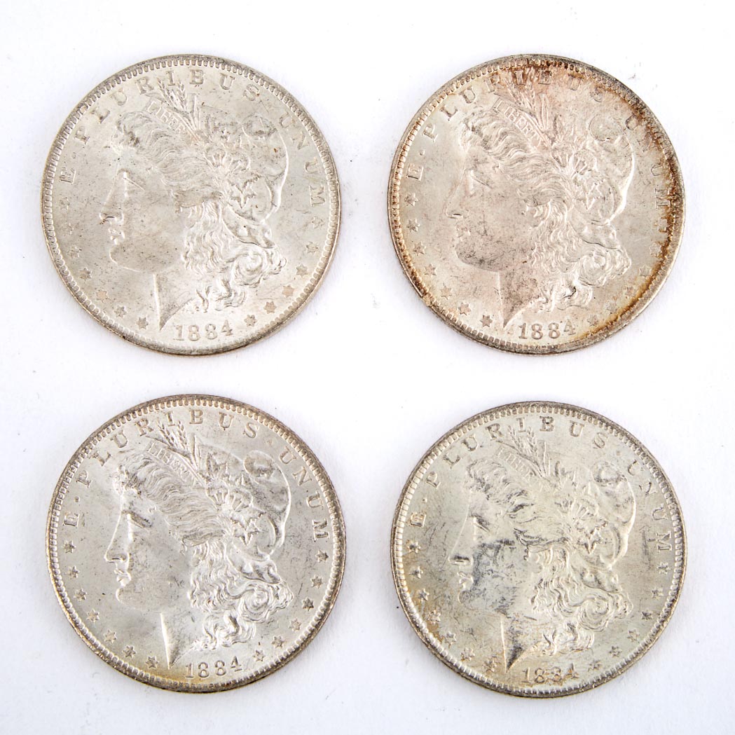 Lot image - United States 1885-O Morgan Dollars