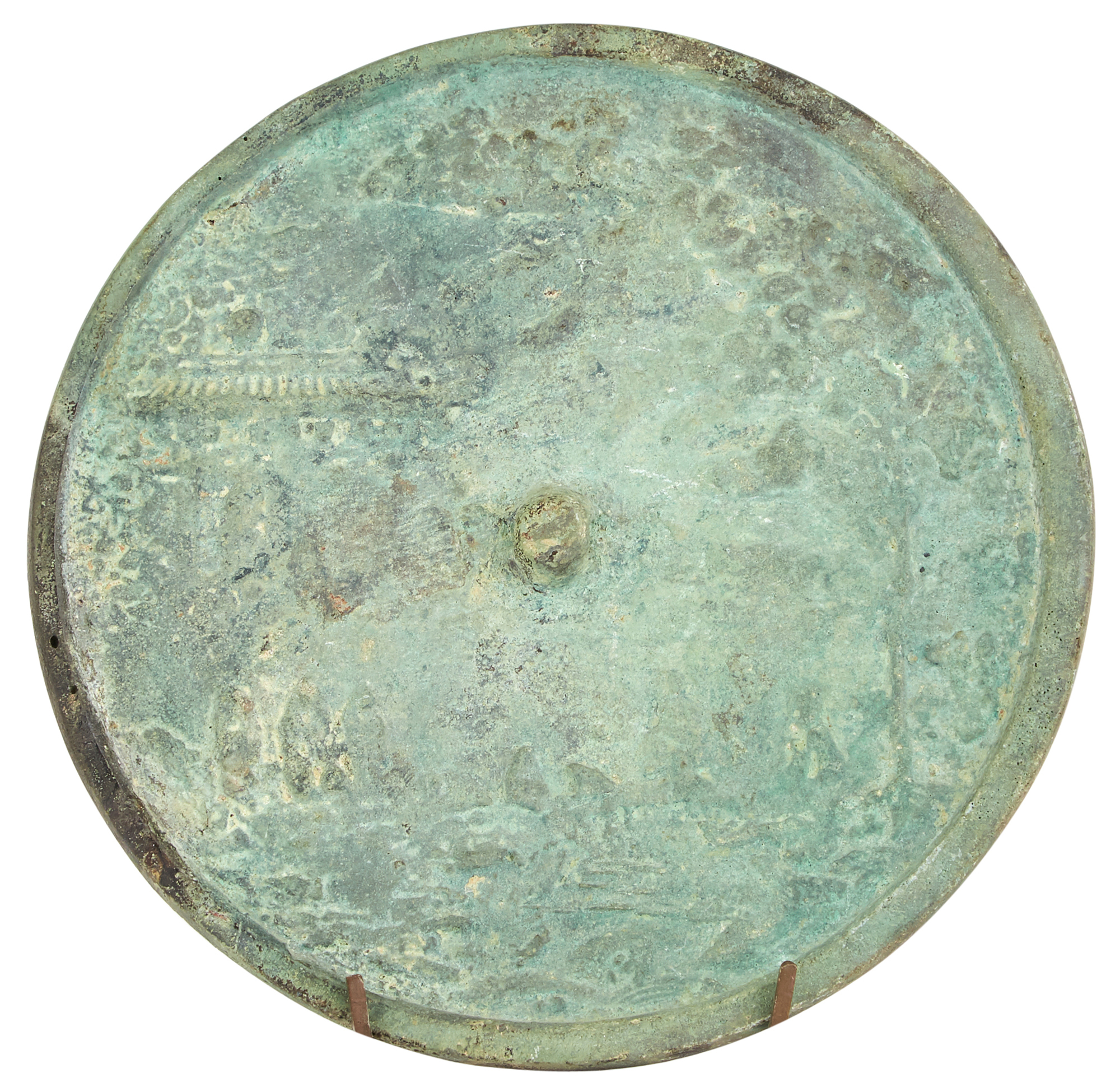Lot image - A Chinese Copper Alloy Mirror