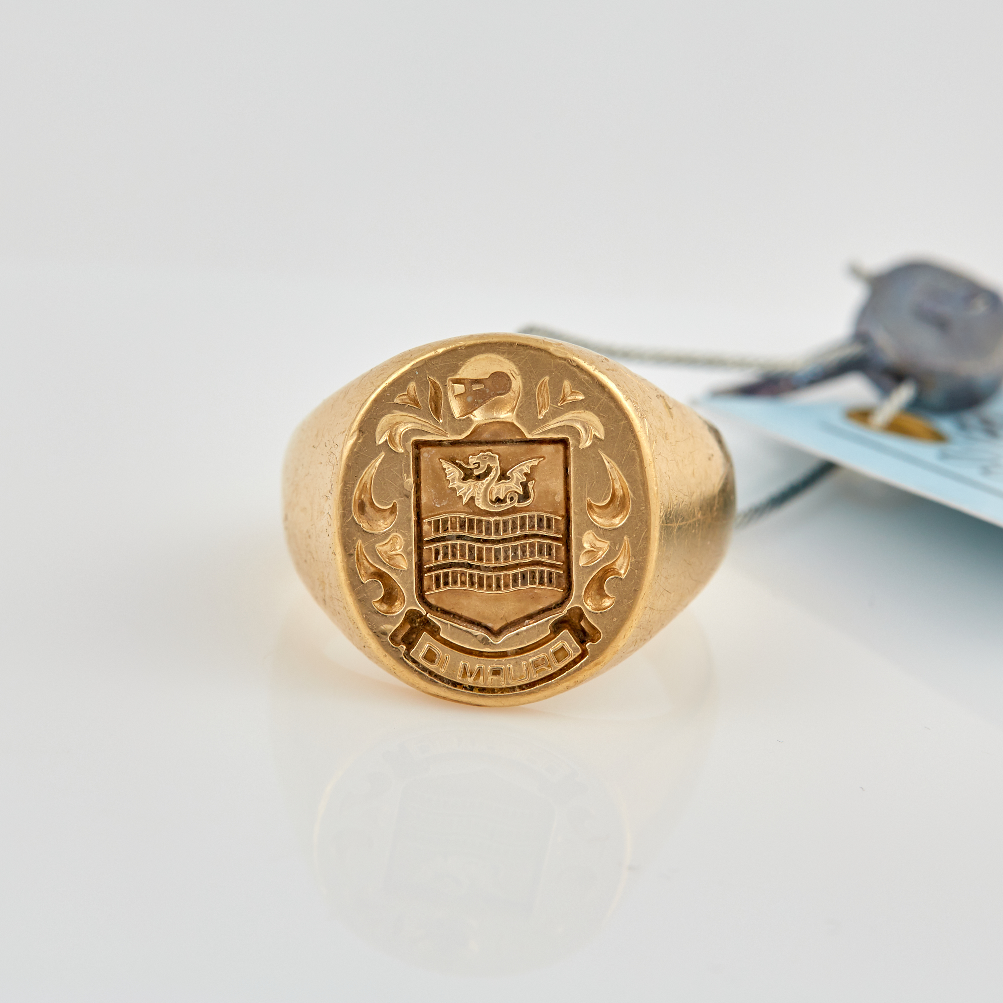 Lot image - Gold Ring, 14K 12 dwt., damaged