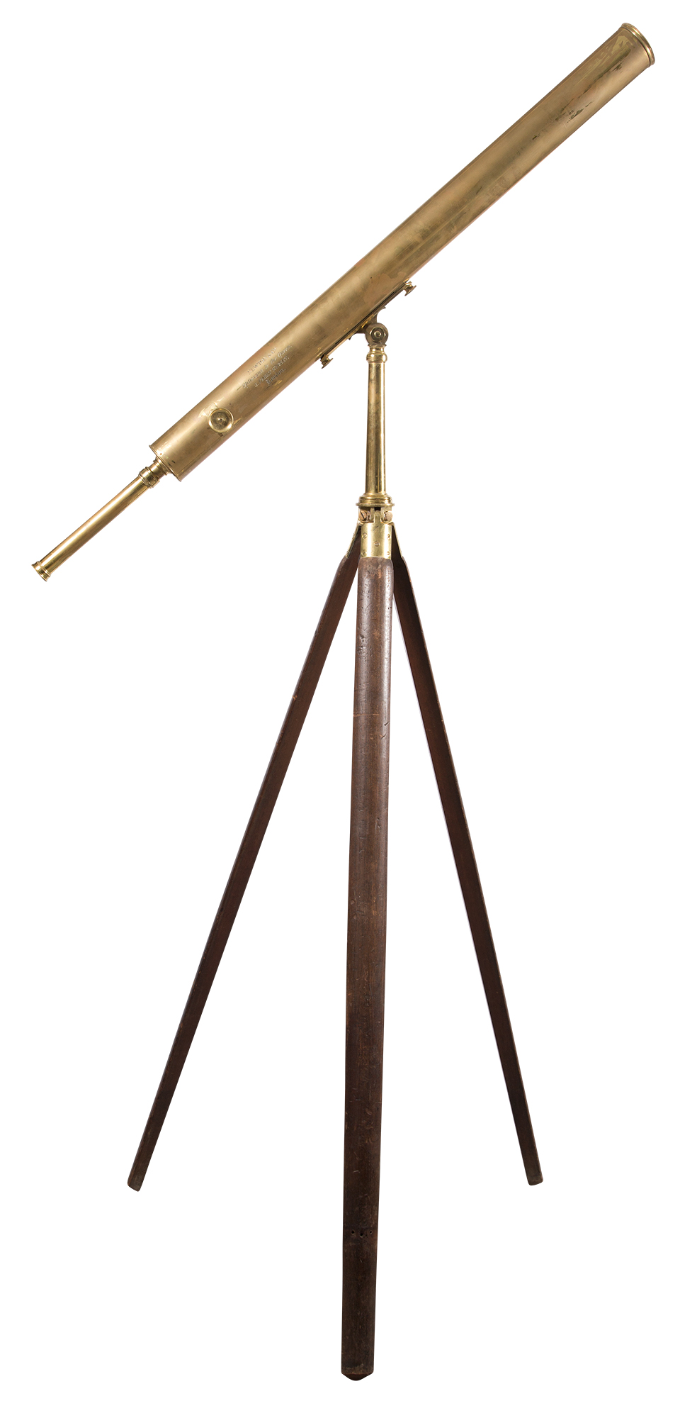 Lot image - English Brass Telescope by Newton & Co., London