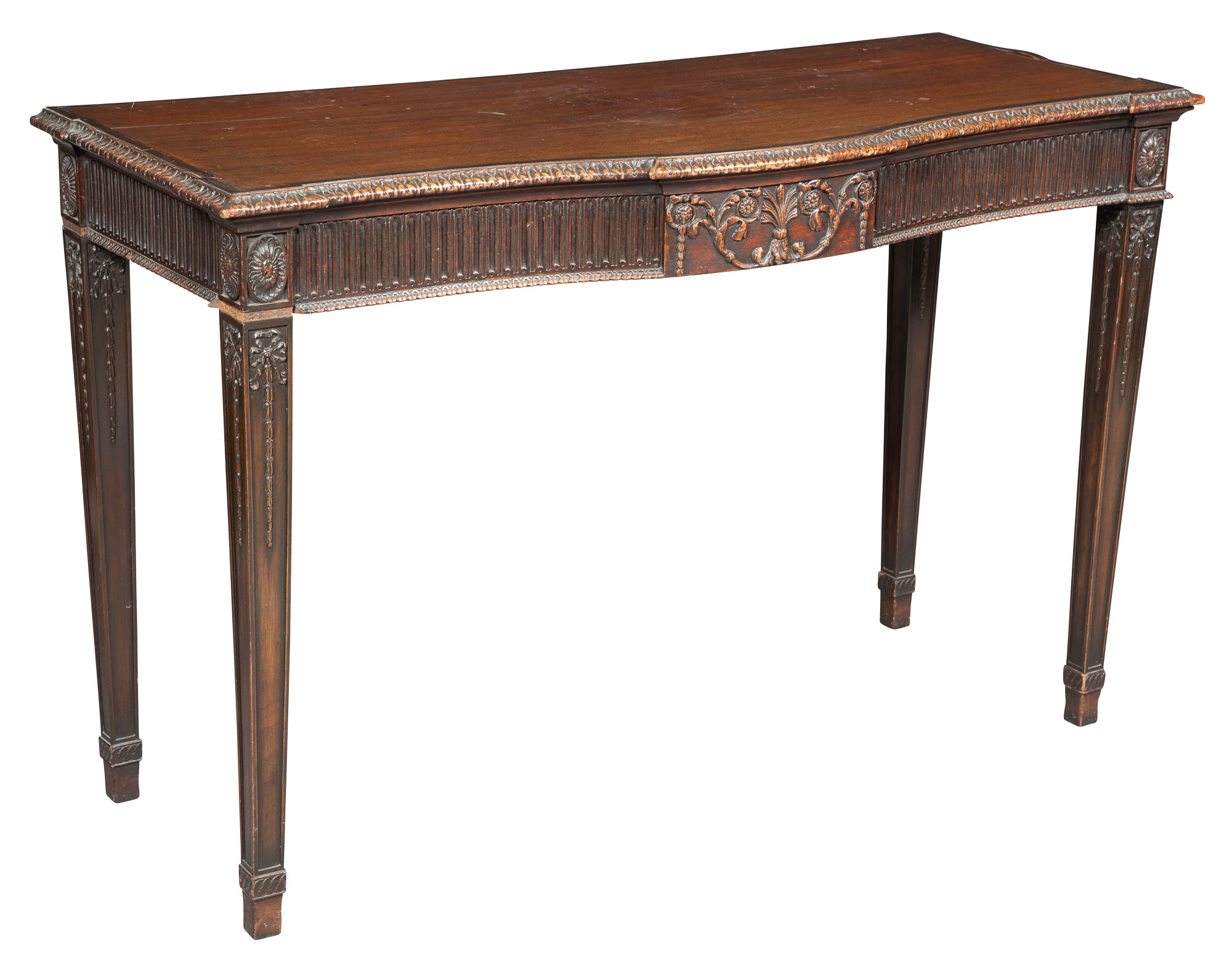 Lot image - George III Style Mahogany Serving Table