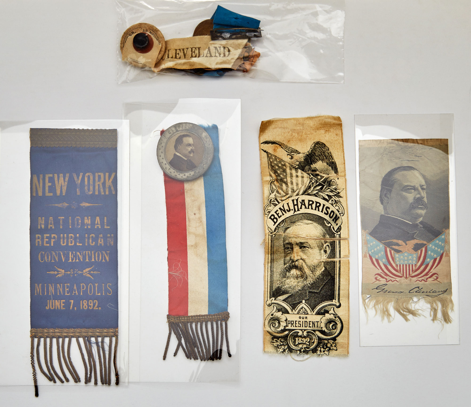 Lot image - Grover Cleveland Political Memorabilia