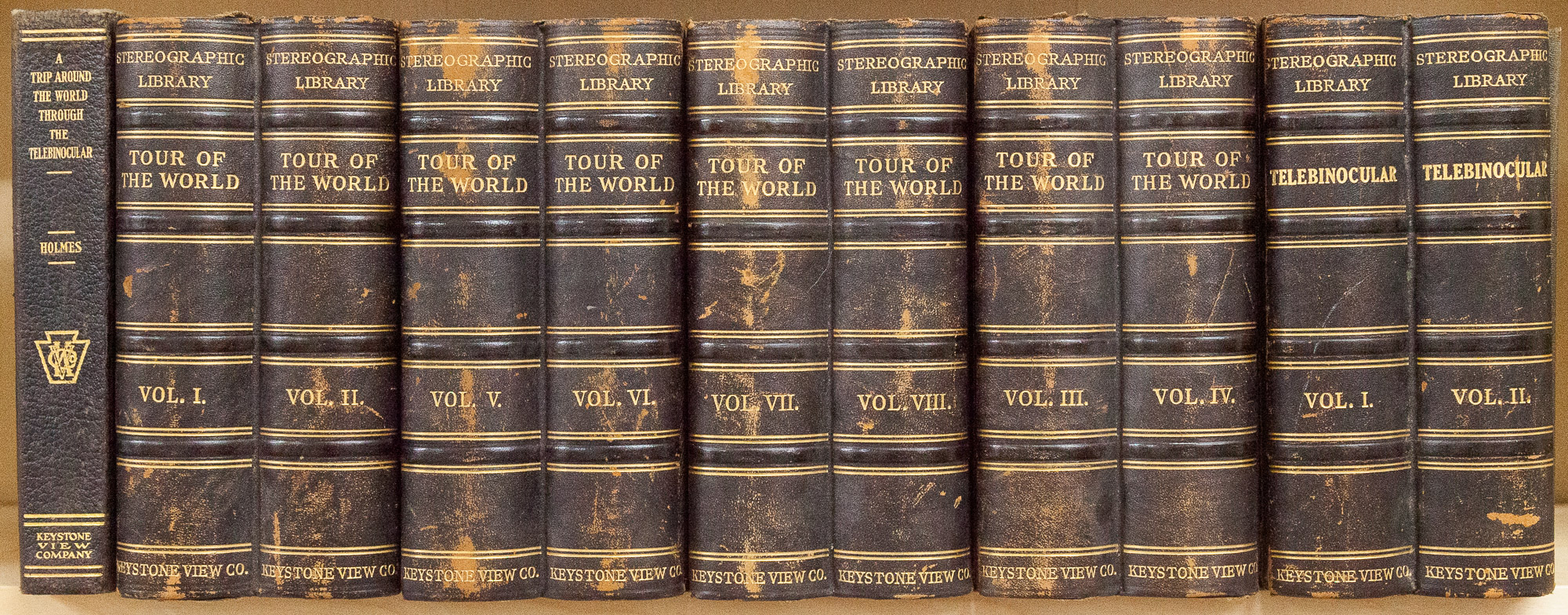 Lot image - [STEREOGRAPHY]  HOLMES, BURTON--ed. A Trip around the world through the Telebinocular.