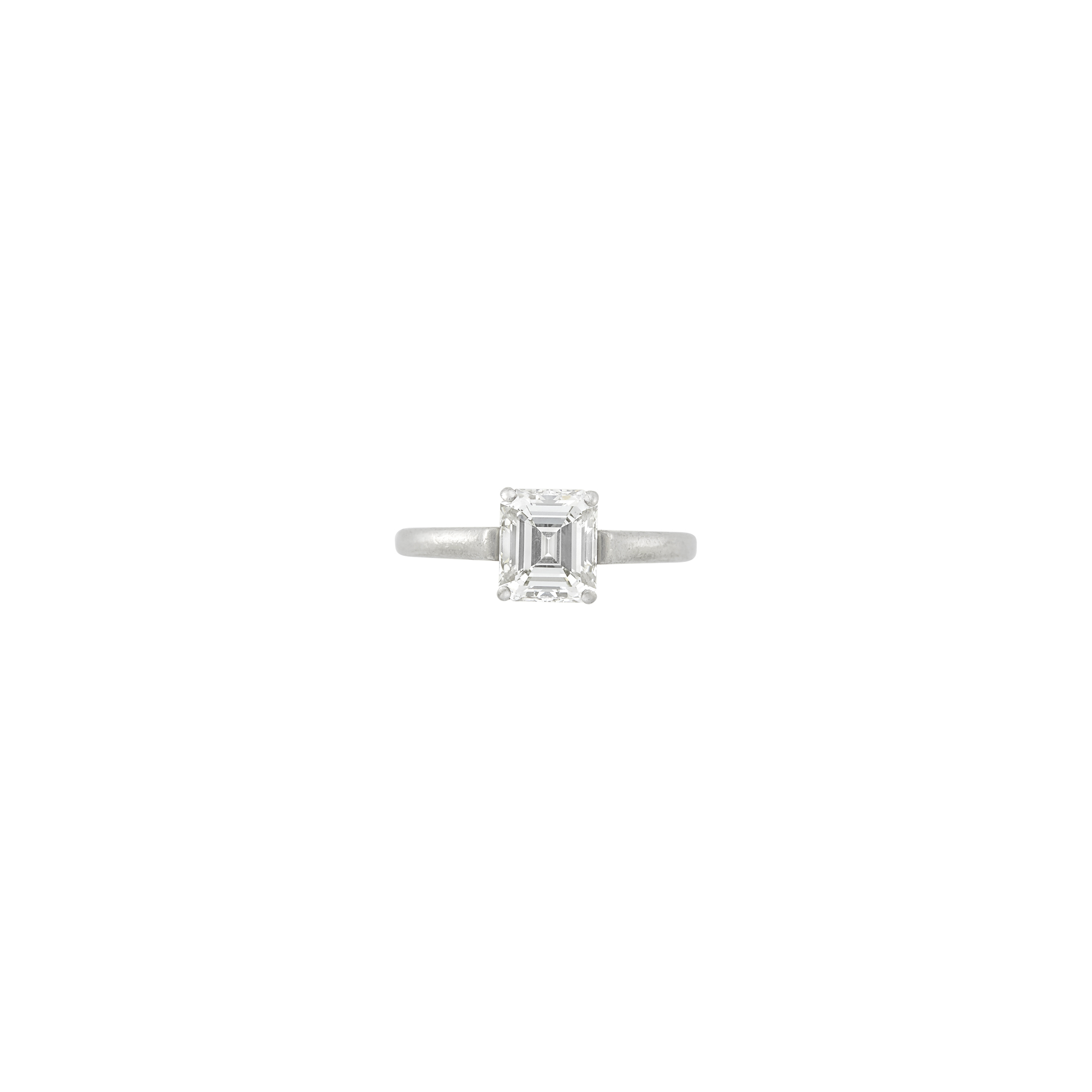 Lot image - Tiffany & Co. Platinum and Diamond Ring